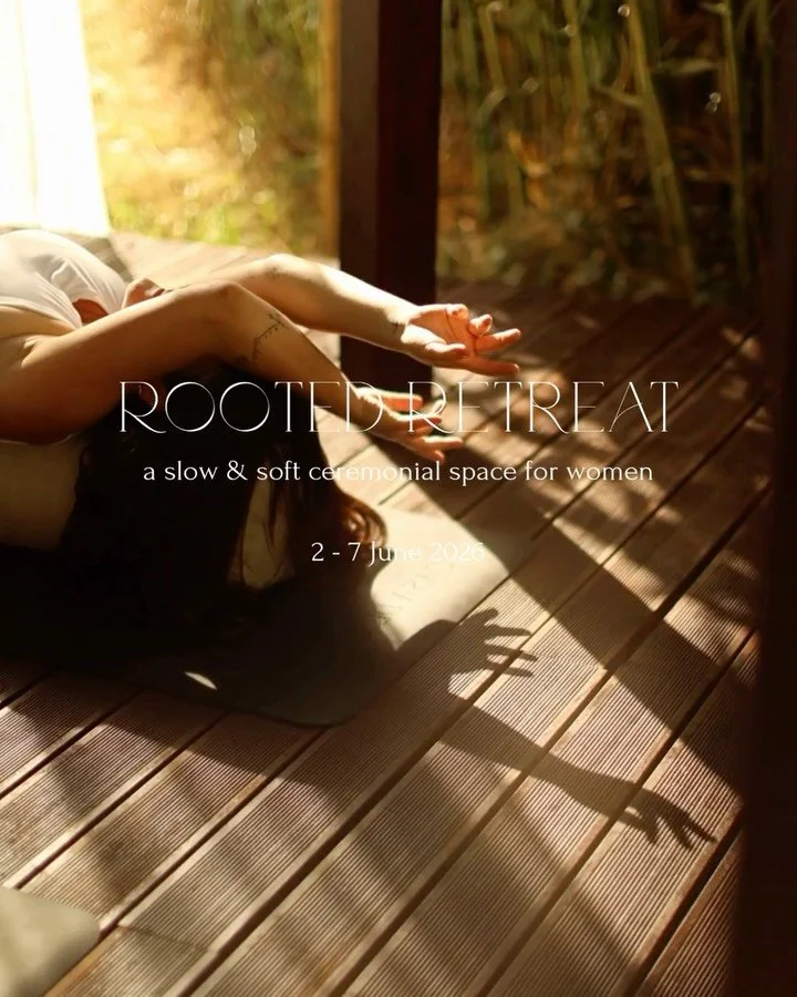 Rooted Retreat - Ritual. Nature. Woman. Pleasure. Softness. 

On the 2nd of June 2026 we will gather together for six days of slow and soft ceremony - grounding in the wisdom our heart, womb, and the earth. 

Cocooned deep within the mountains we wil