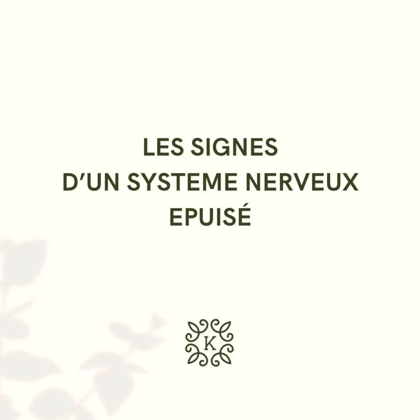 Votre fatigue n&rsquo;est pas &ldquo;normale&rdquo; 

R&eacute;veil non r&eacute;parateur, &eacute;motions &agrave; fleur de peau, brouillard mental&hellip; Ce sont des signaux d&rsquo;un syst&egrave;me nerveux &eacute;puis&eacute;.

🌿 Avec ENERGIS&