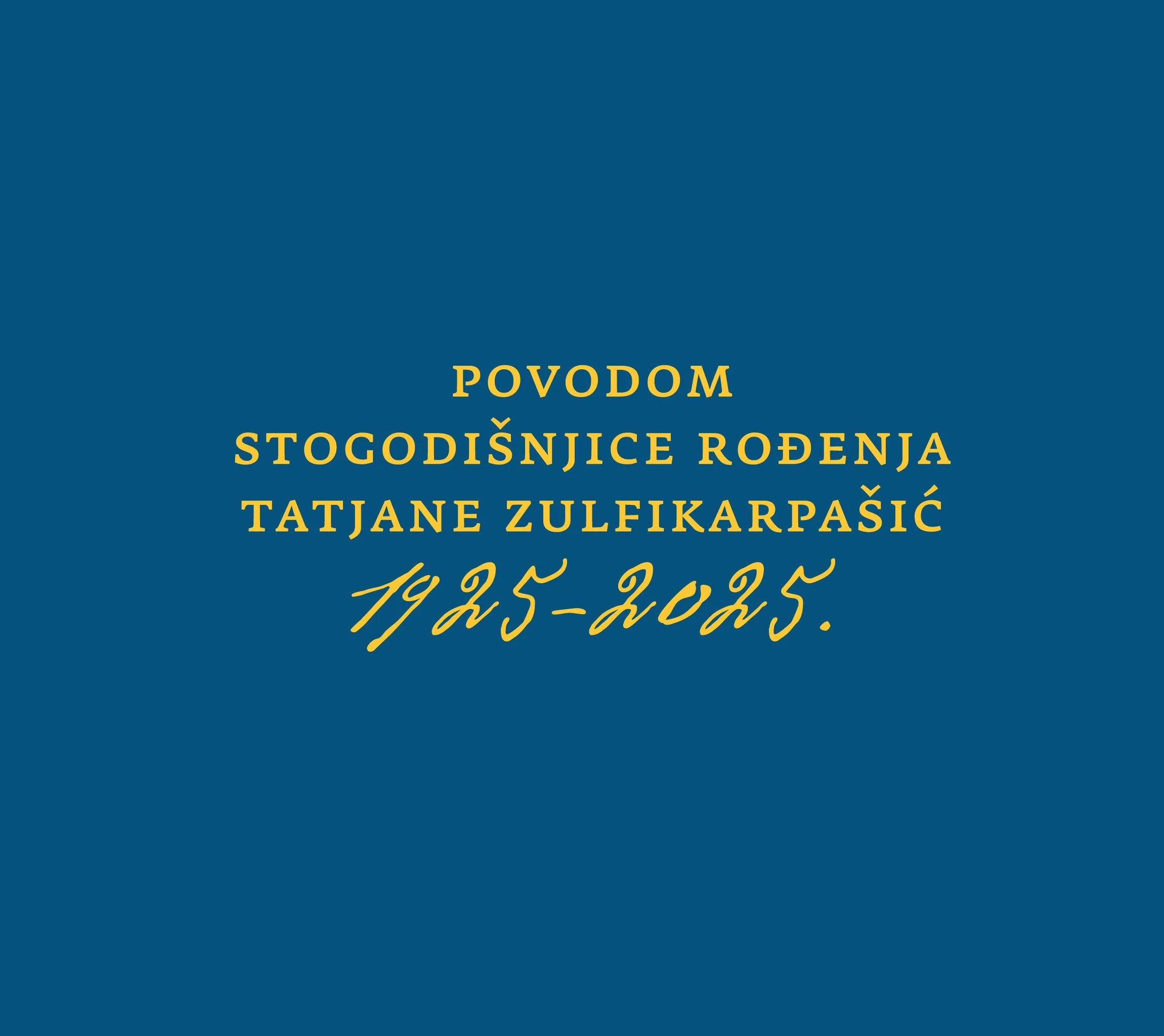 Tatjana Zulfikarpašić: srce treba jednu domovinu u čijem taktu udara