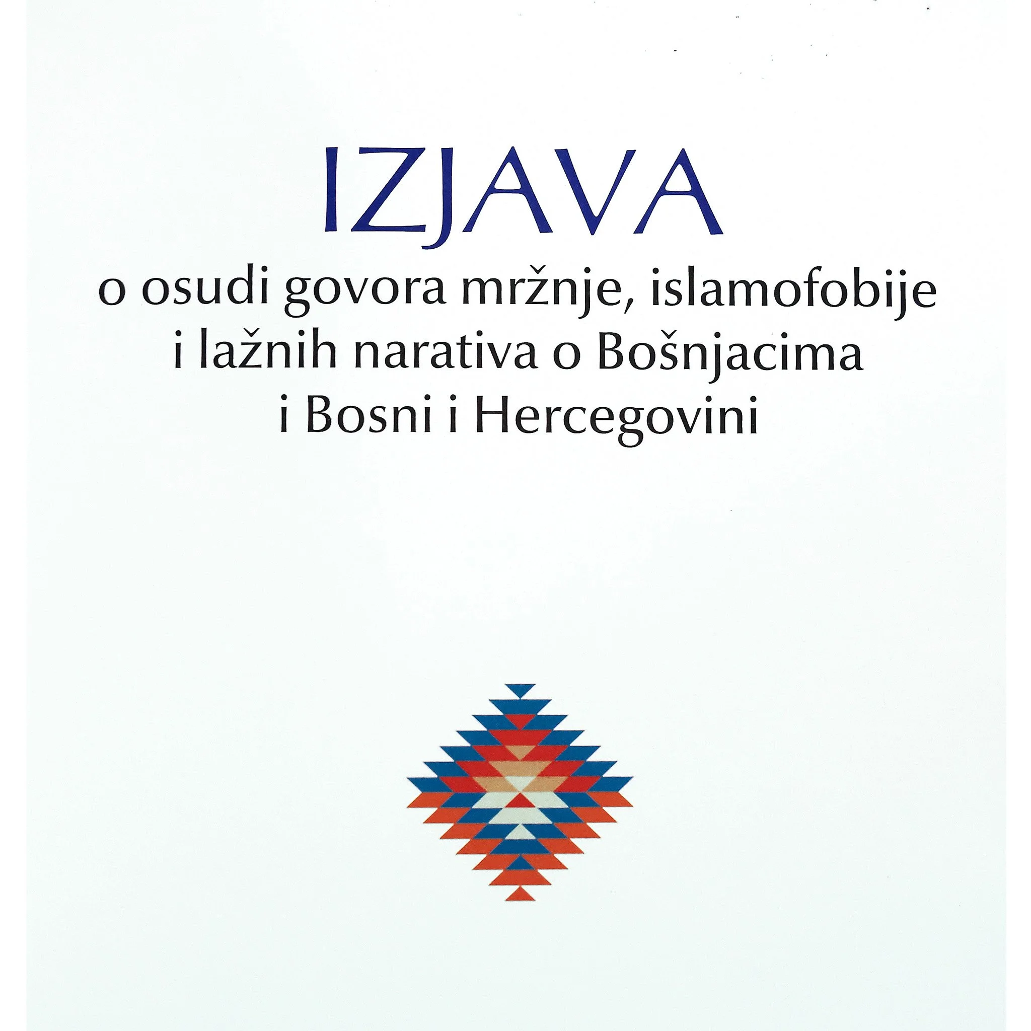 Potpisana “Izjava o osudi govora mržnje, islamofobije i lažnih narativa o Bošnjacima i Bosni i Hercegovini“