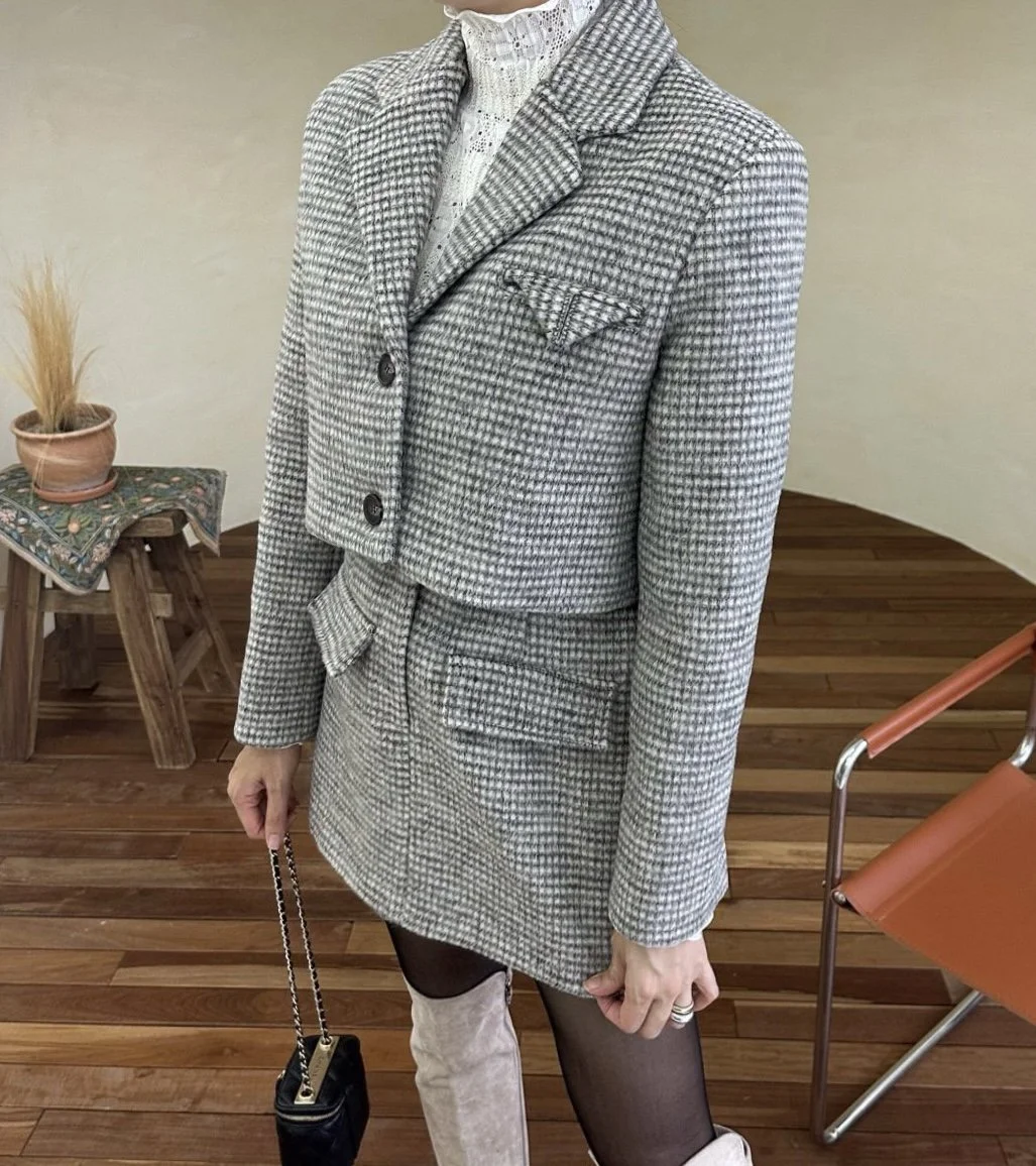 Jupe Courte en laine - Soult & Mabel