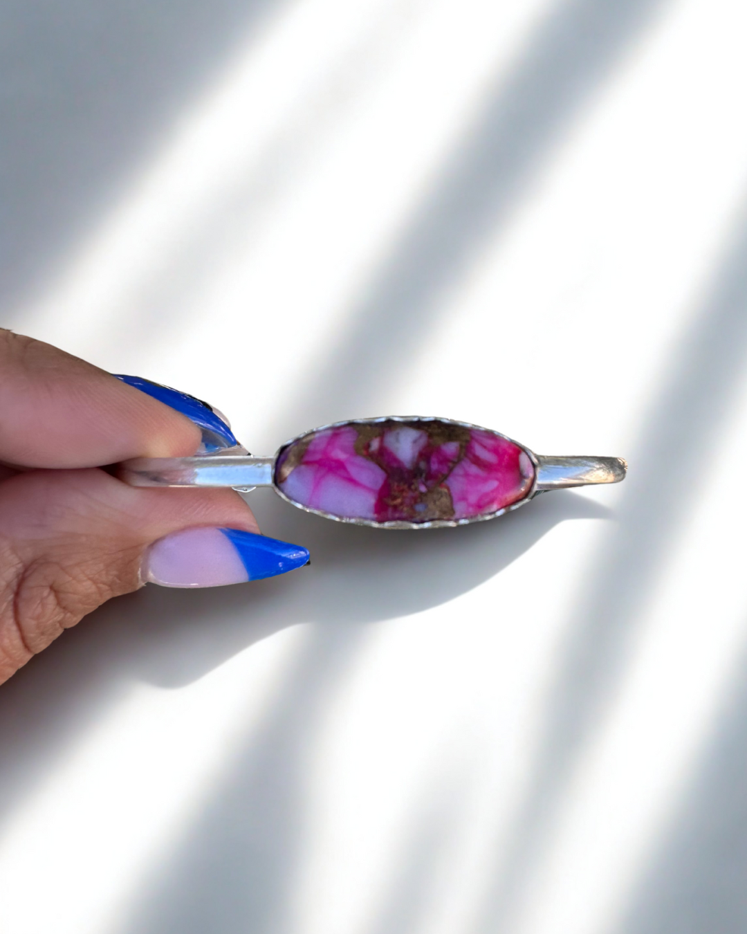 Pink Opal & Mojave Stacker Cuff