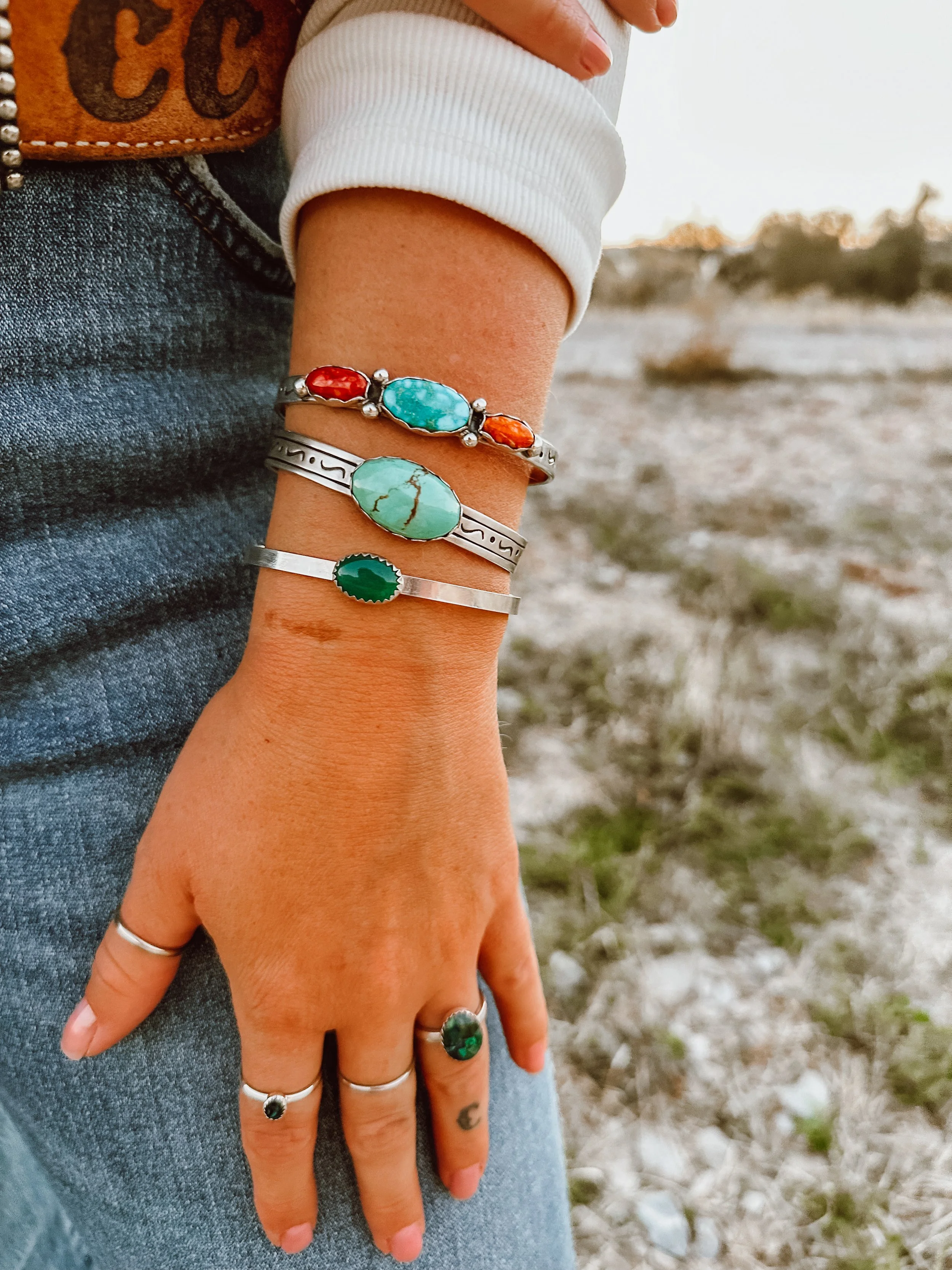 Jade Stacker Cuff