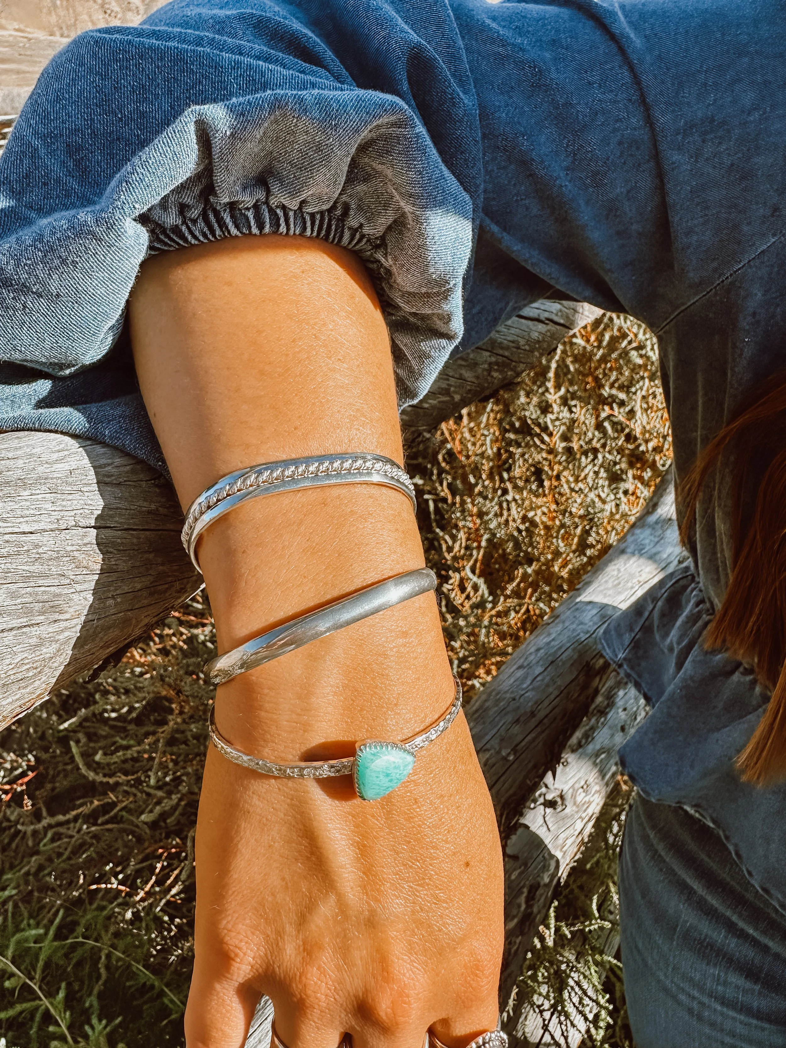 Skinny Domed Stacker Cuff