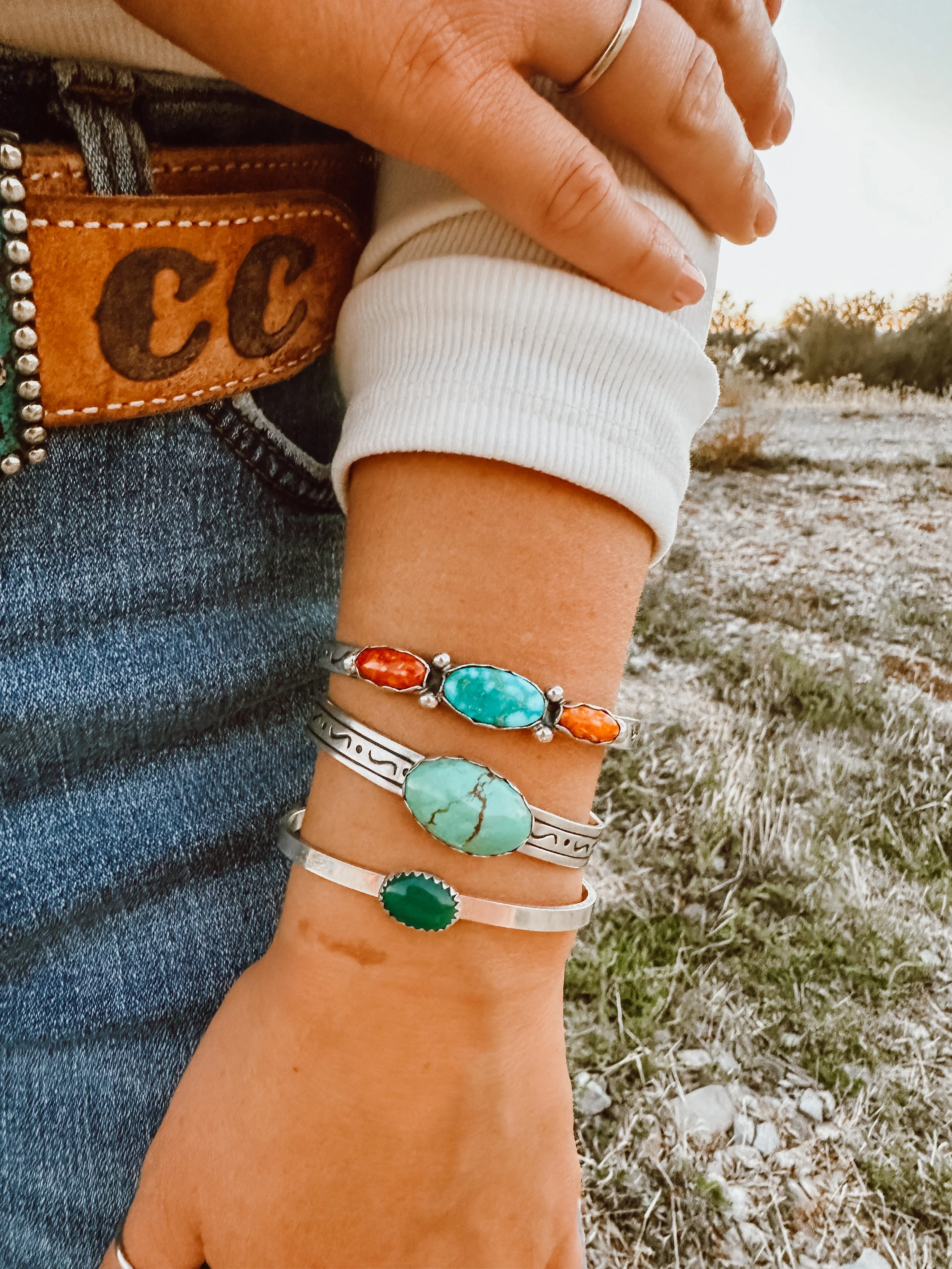 Turquoise & Spiny Oyster Cuff
