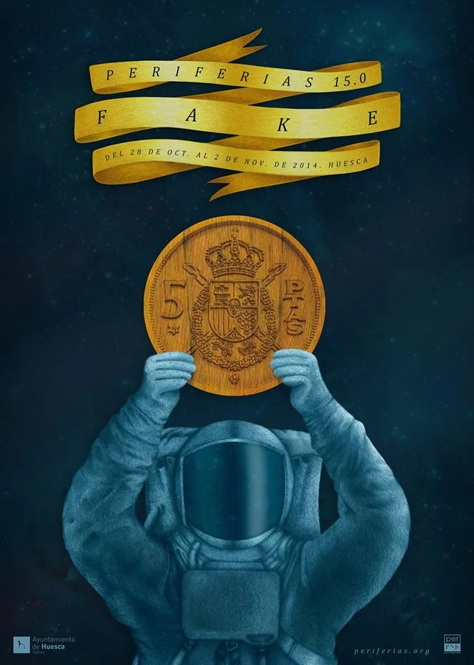 Exhibition at Periferias 15.0 festival, centered around “Fake” (Huesca, Spain).