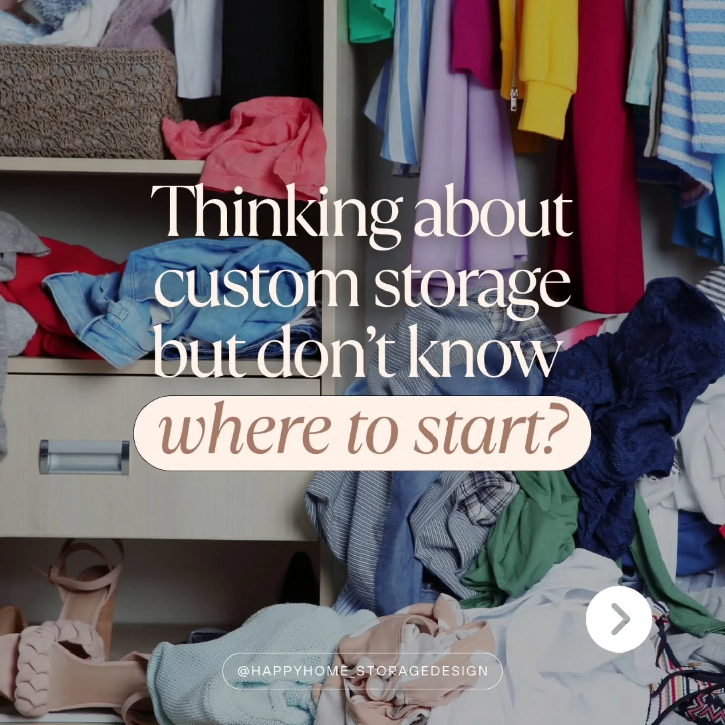 Thinking about custom storage but not sure where to start?

We get it.

If you&rsquo;ve never worked with a storage designer, you probably have questions:
❓ What&rsquo;s the process really like?
❓ How much should I budget?
❓ How long does it take?

T