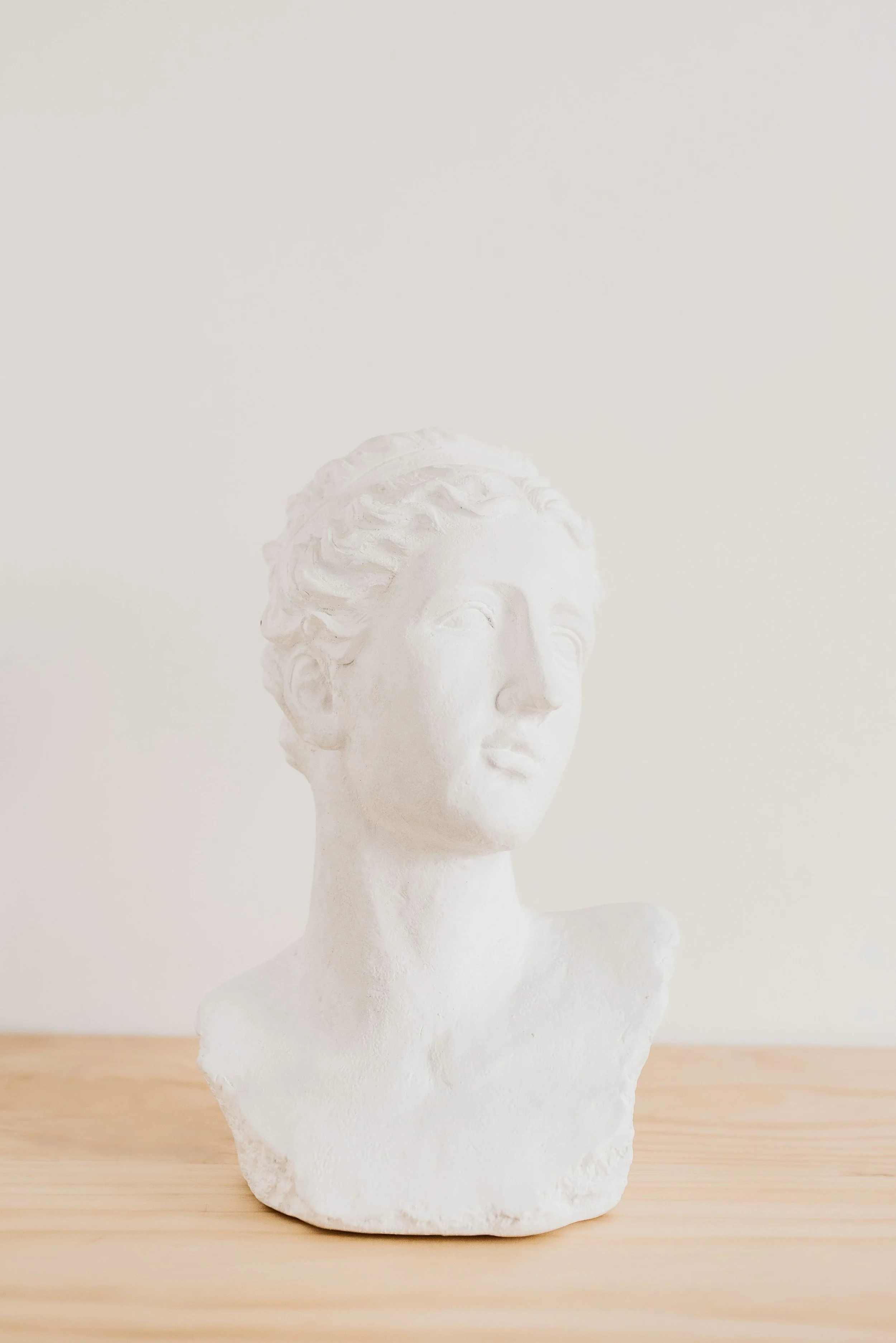 Classical sculpture displayed in Eunoia Wellness Studio