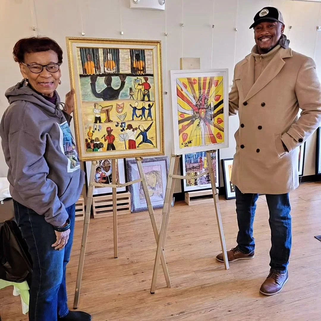 &quot;ARTS AS PREVENTION&quot;...
&quot;IT TAKES A VILLAGE TO RAISE OUR CHILDREN&quot;

LaFate Gallery Owner and Award-winning Folk Artist Eunice LaFate, will be partnering with Michael McCline, Program Director of &quot;Wilmington United Youth Coali