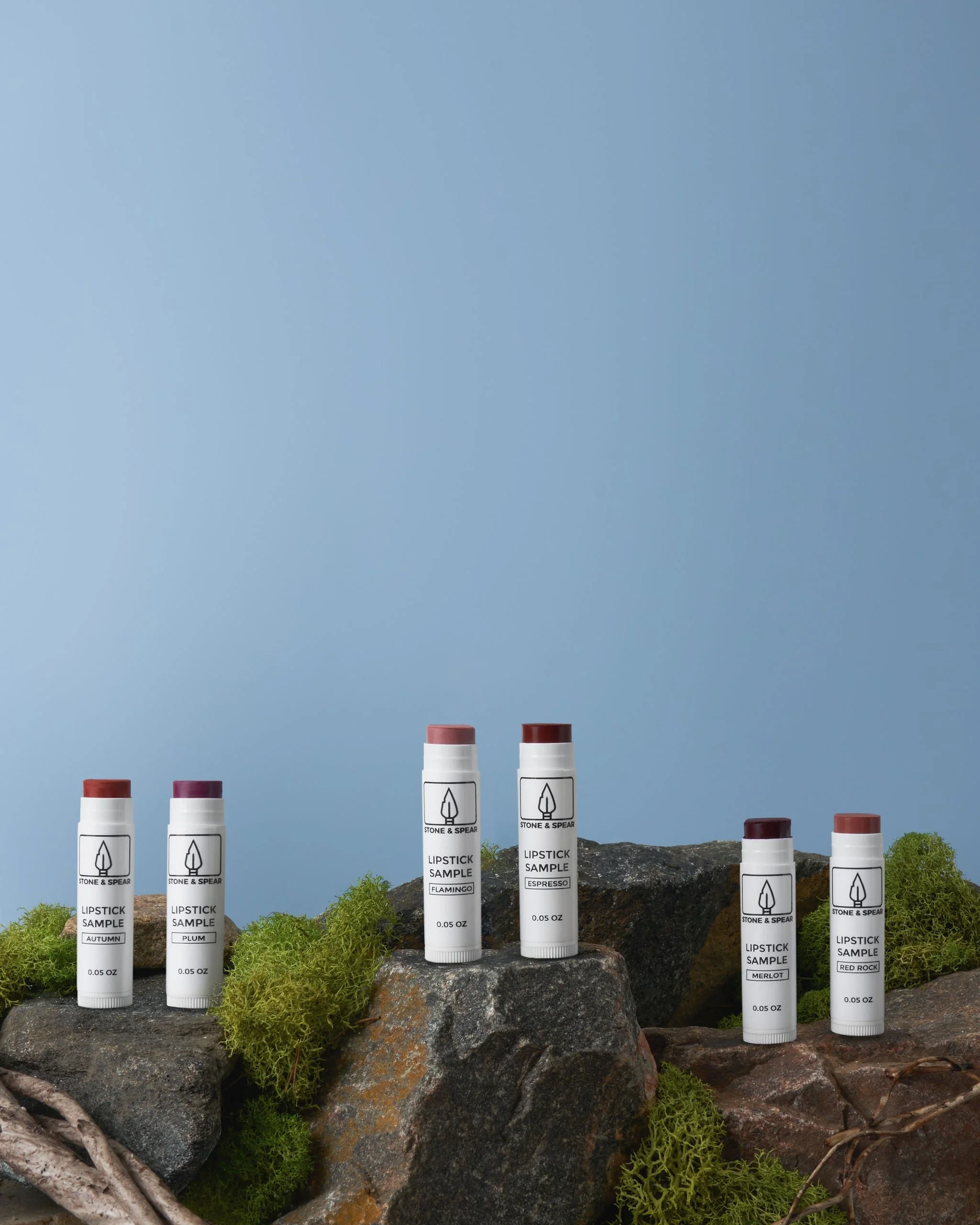 Stone & Spear six-shade Tallow Lipstick Sample Set