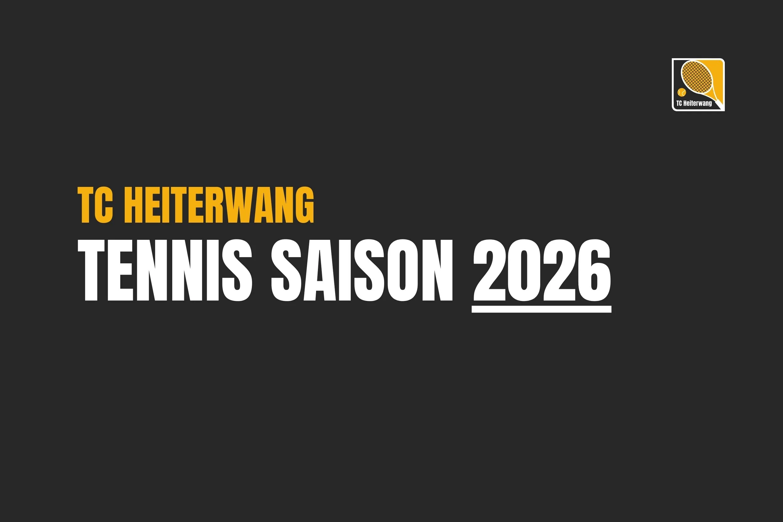 TENNIS SAISON 2026