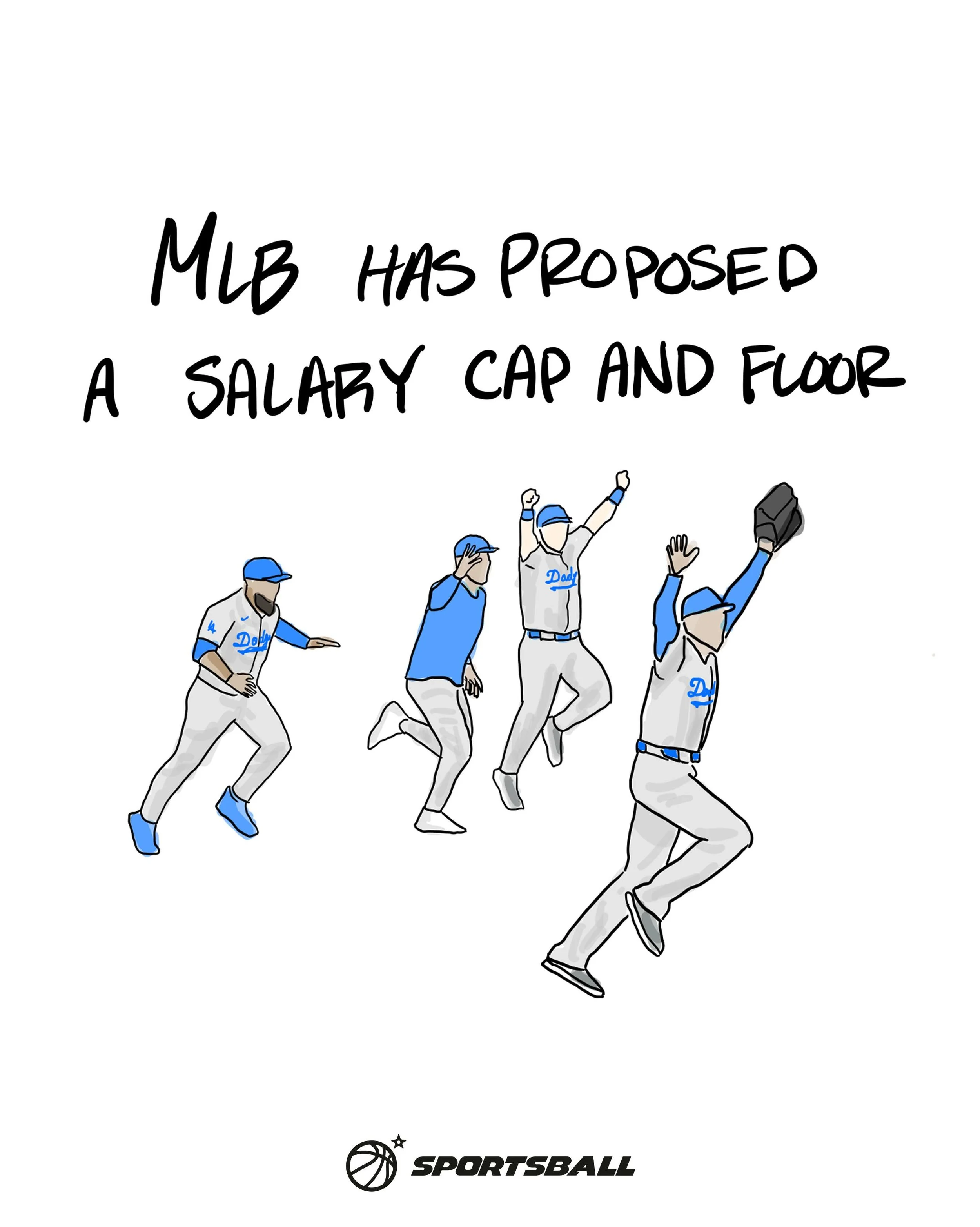 MLB just proposed a salary cap and floor ⚾️

A $245.3M ceiling and $171.2M floor. Only 10 of 30 teams currently fall inside that range.

The bottom 12 teams would need to spend a combined $617M more to reach the floor. The top 8 would need to shed $5