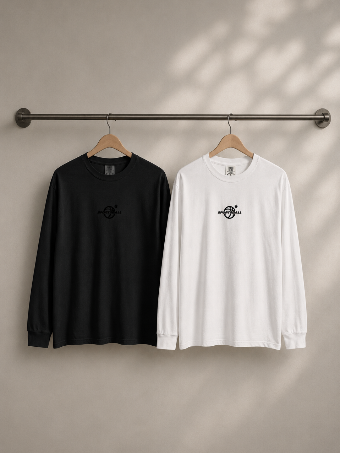 Embroidered SportsBall Logo Long Sleeve