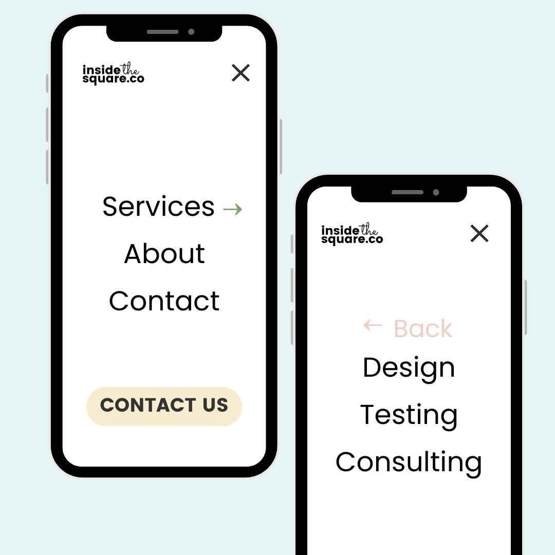 How To Customize Mobile Menu Arrows in Squarespace
