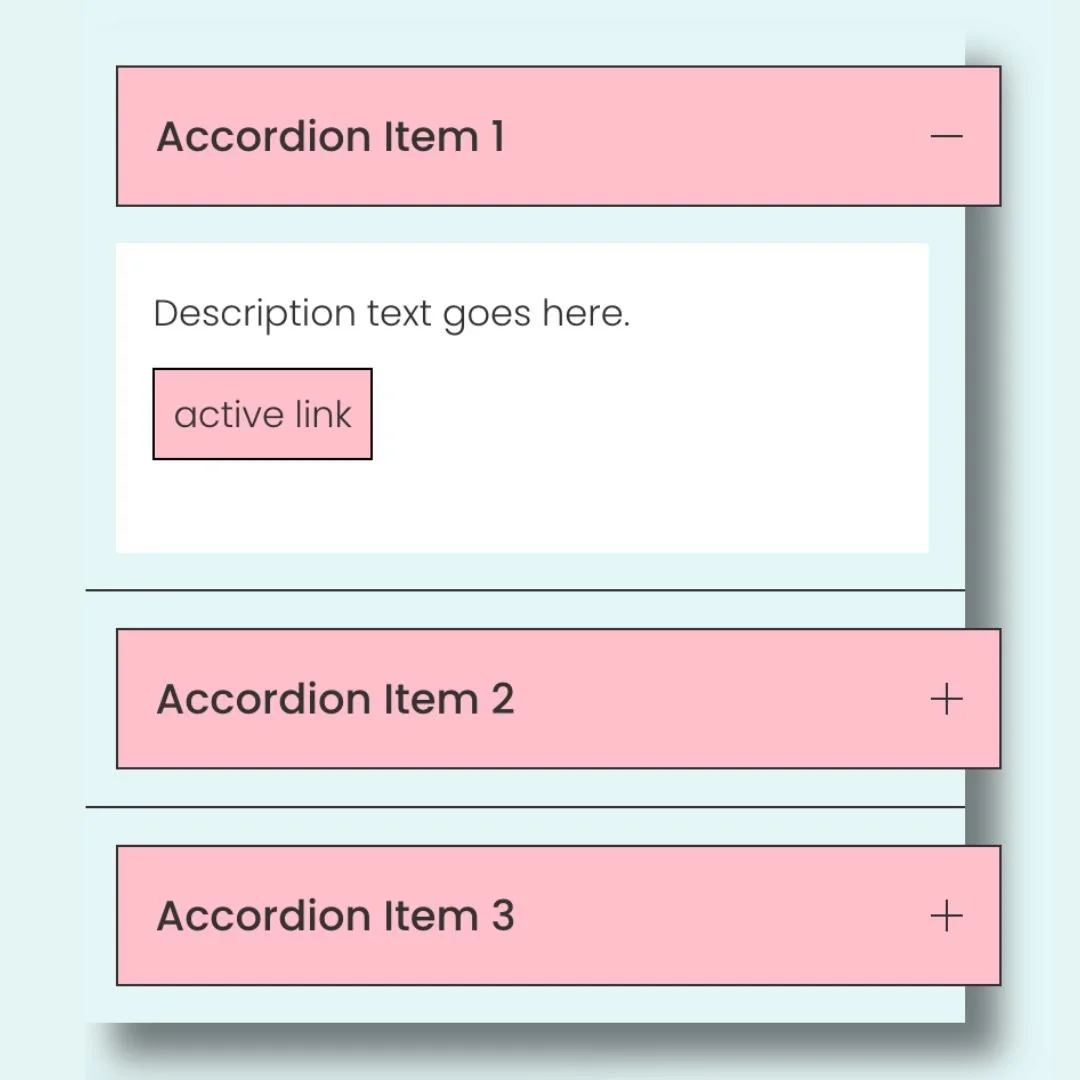 How to customize Squarespace accordion blocks - way beyond your design menu options!