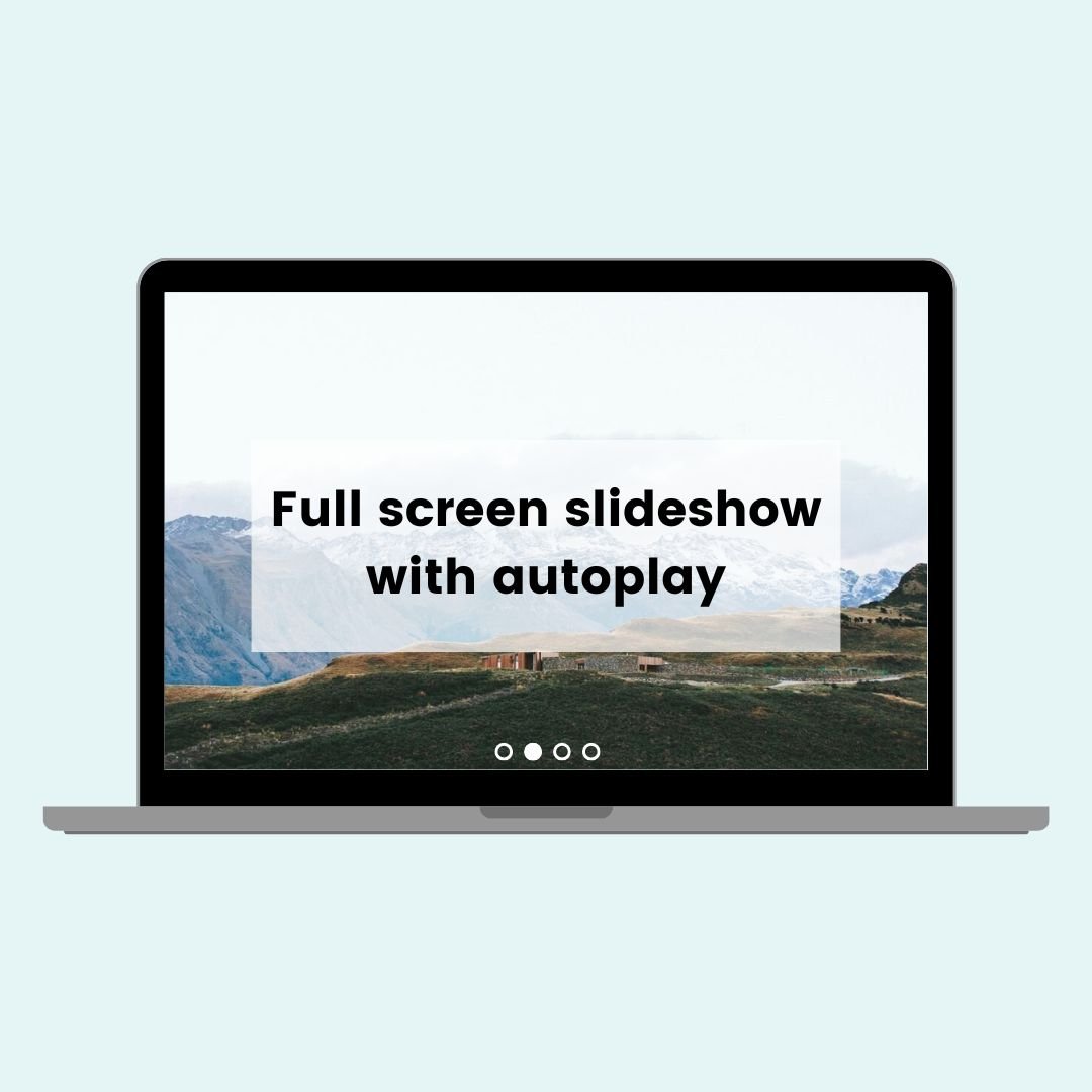Computer Screen With Slideshow How to Create a Cover Page Slideshow in Squarespace (3 Easy Ways ...