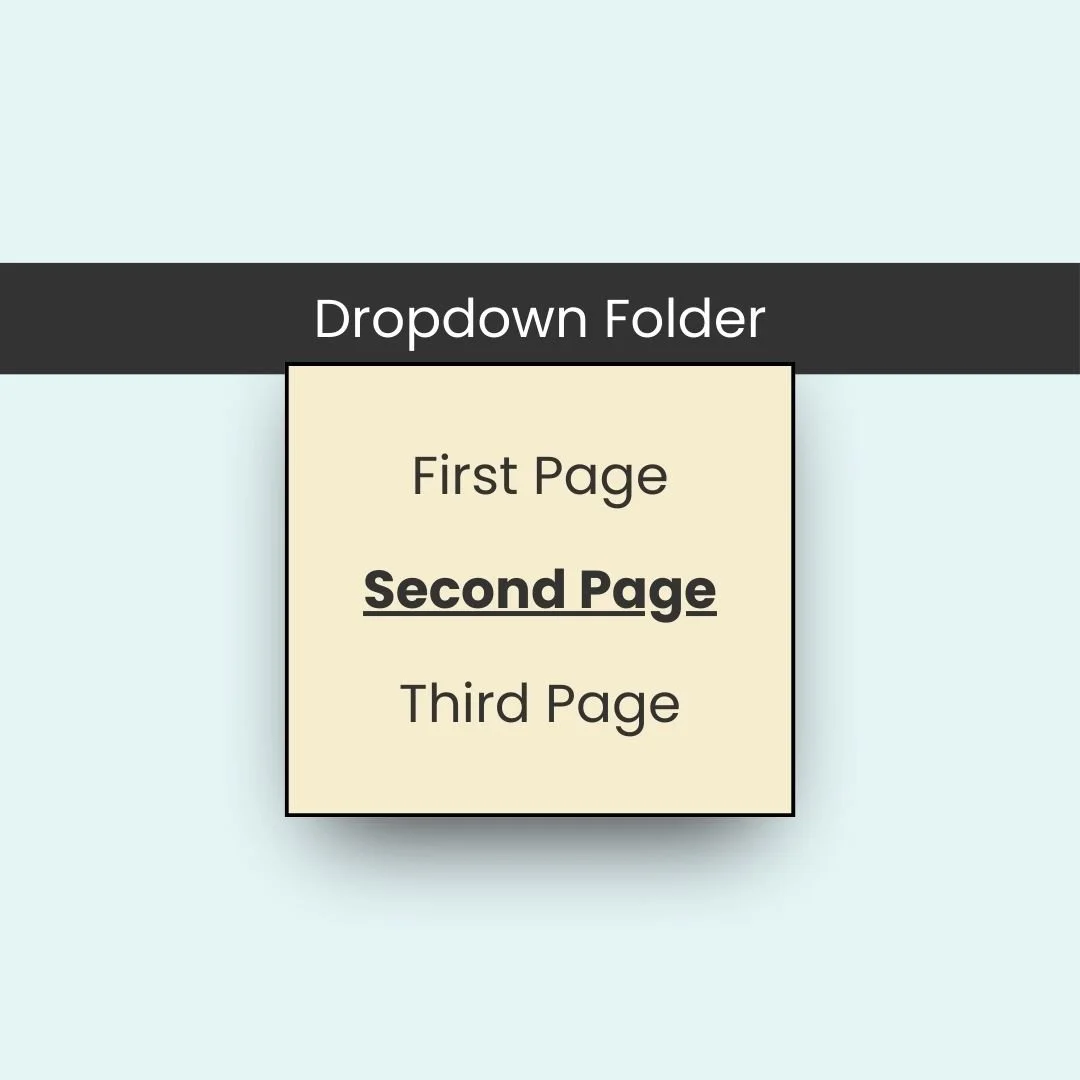 How to Customize the Dropdown Folder Style