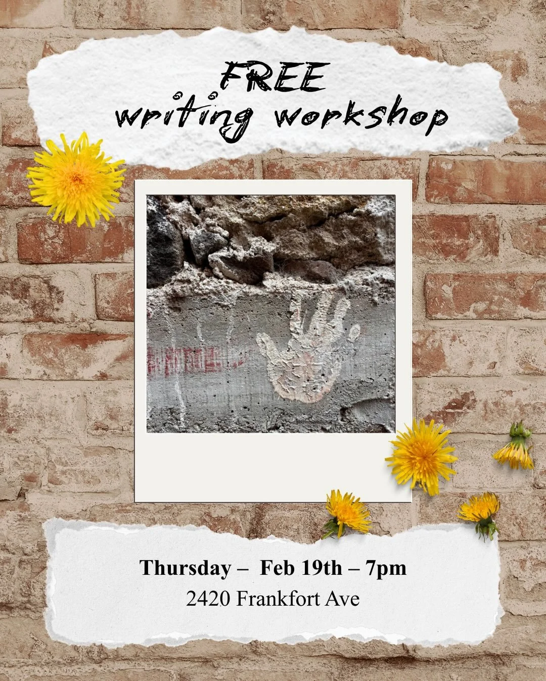 It&rsquo;s that time!! Come write with us next Thursday for FREE. RSVP in our bio. 

Let this be a gesture to yourself: that YES, you will continue to seek community and creativity in these impossible times. 

#poetry #writingworkshop #louisvilleky #