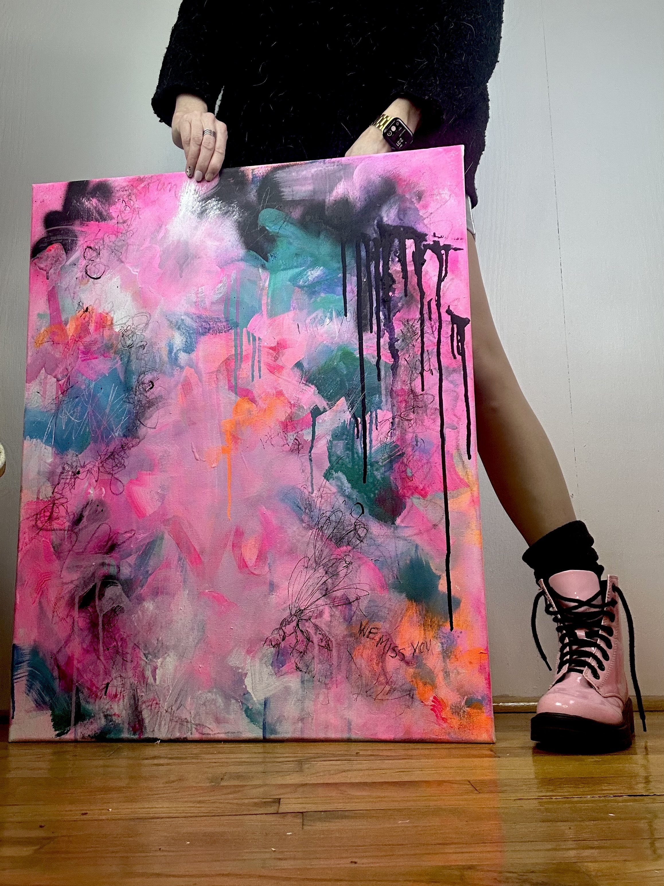 Erin_Askew_ImissYou_pose_acrylic+charcoalCanvas_24x30.jpg