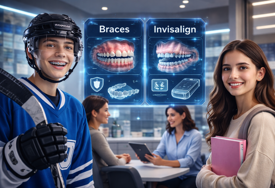 Braces or Invisalign for Sports &amp; School?