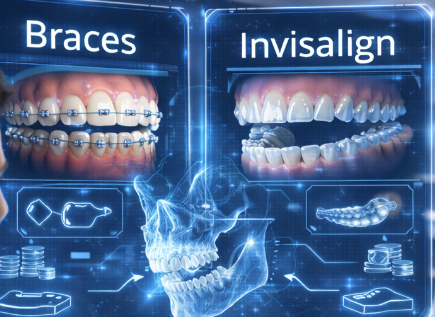 Braces vs Invisalign for Bite Alignment in London, Ontario