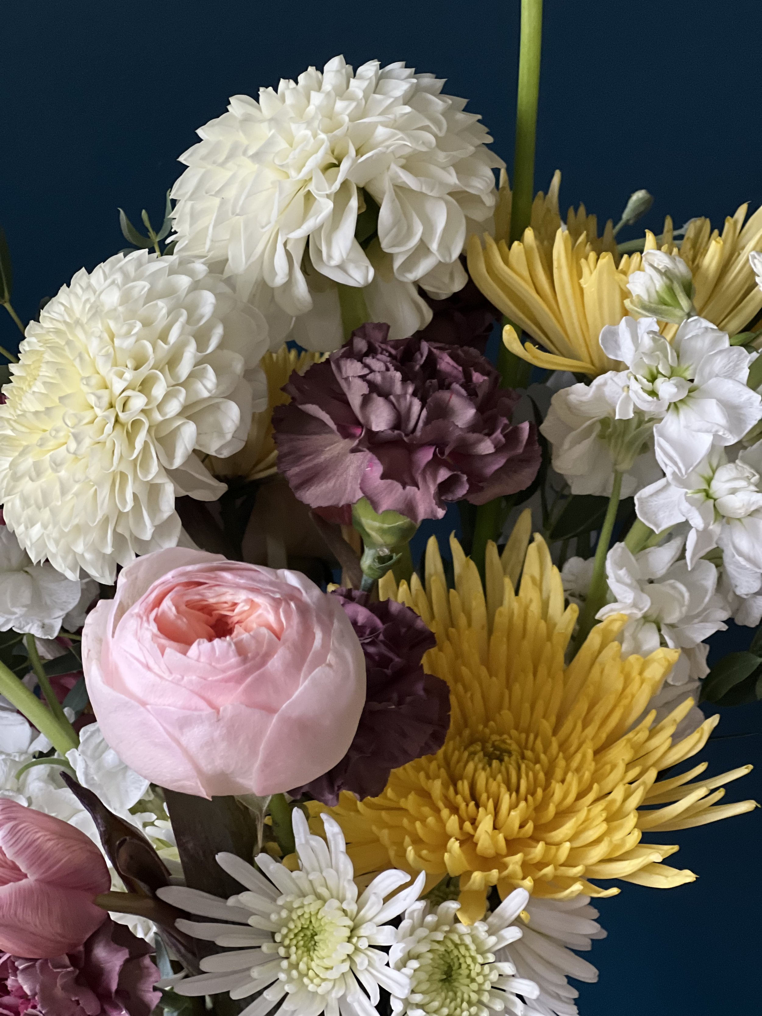 A floral mix designed for sending flowers to Emanuel hospital