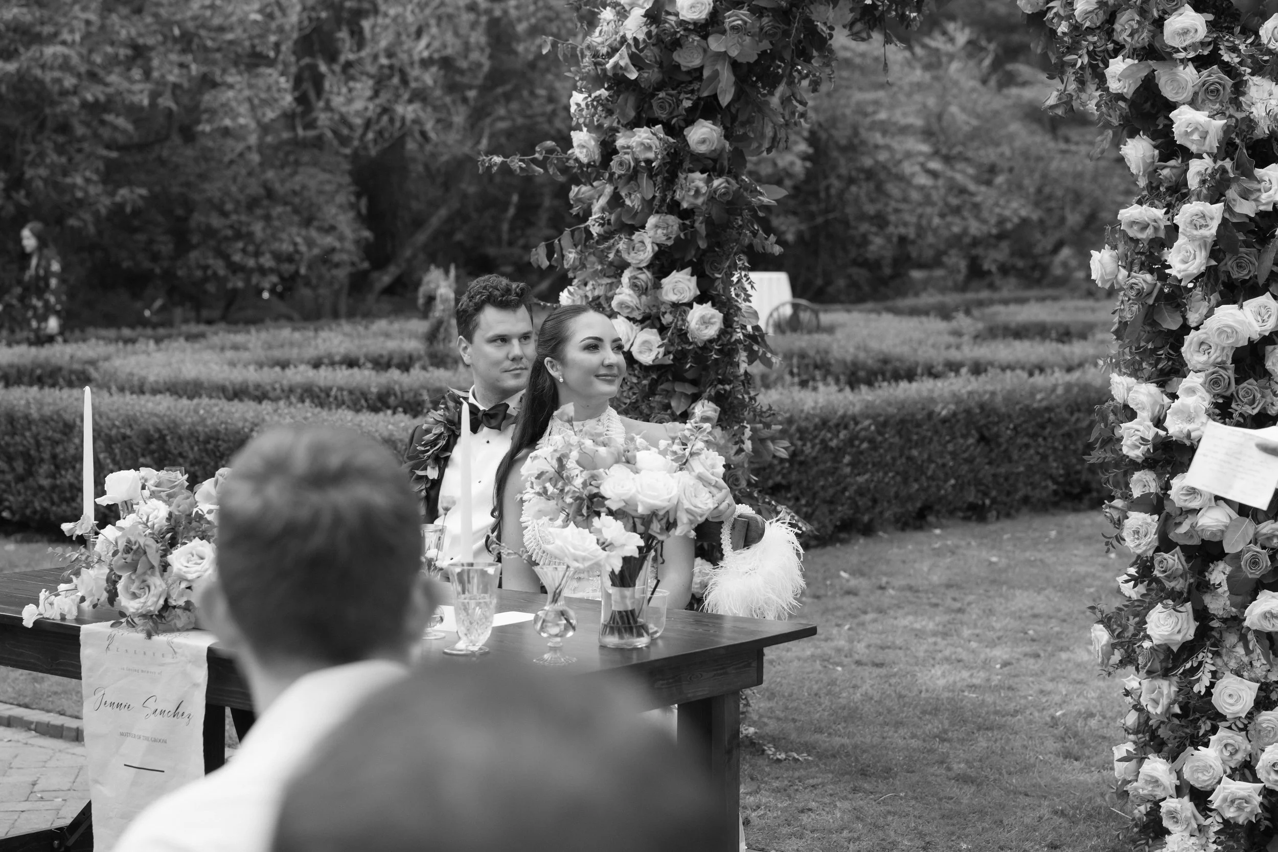 outdoor wedding ceremony near seattle