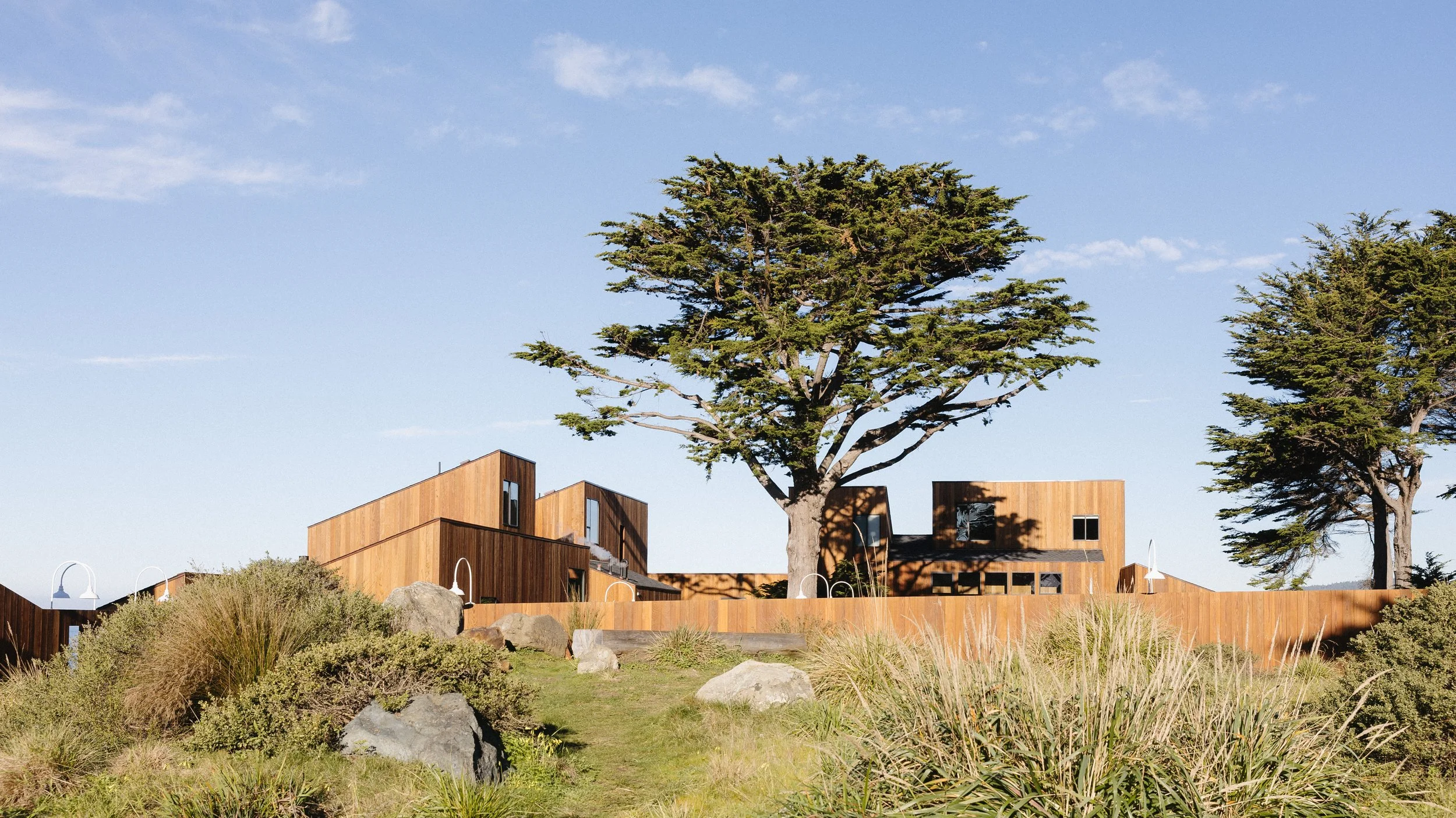architectural details of sea ranch lodge emphasizing simplicity and elegance