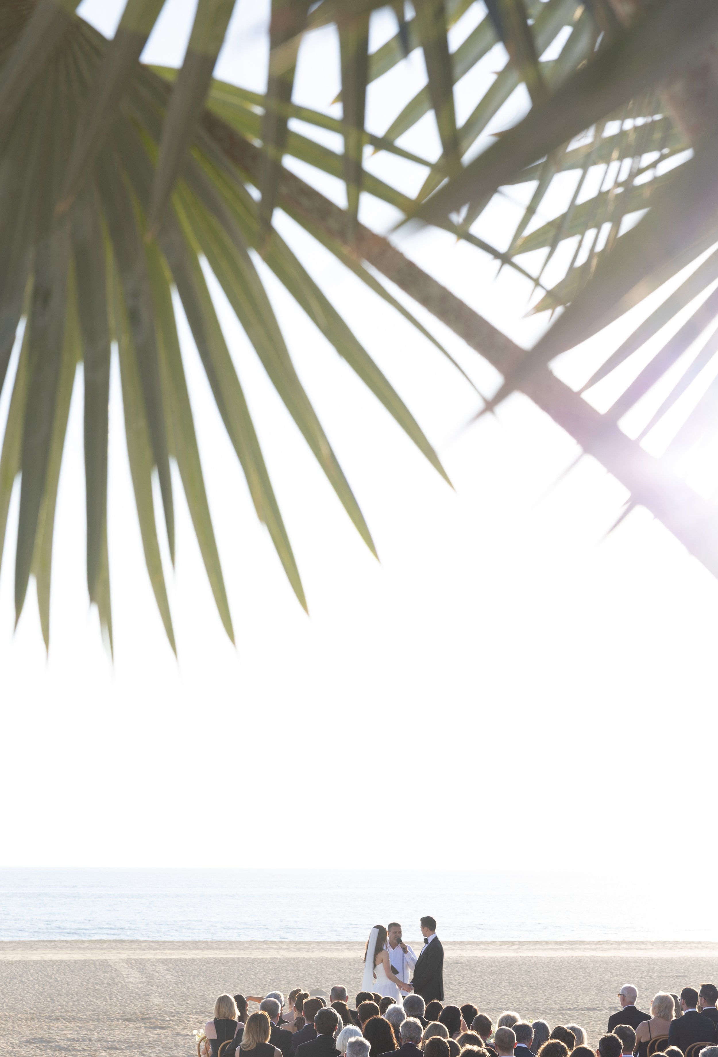beachside wedding ceremony at luxury cabo resort