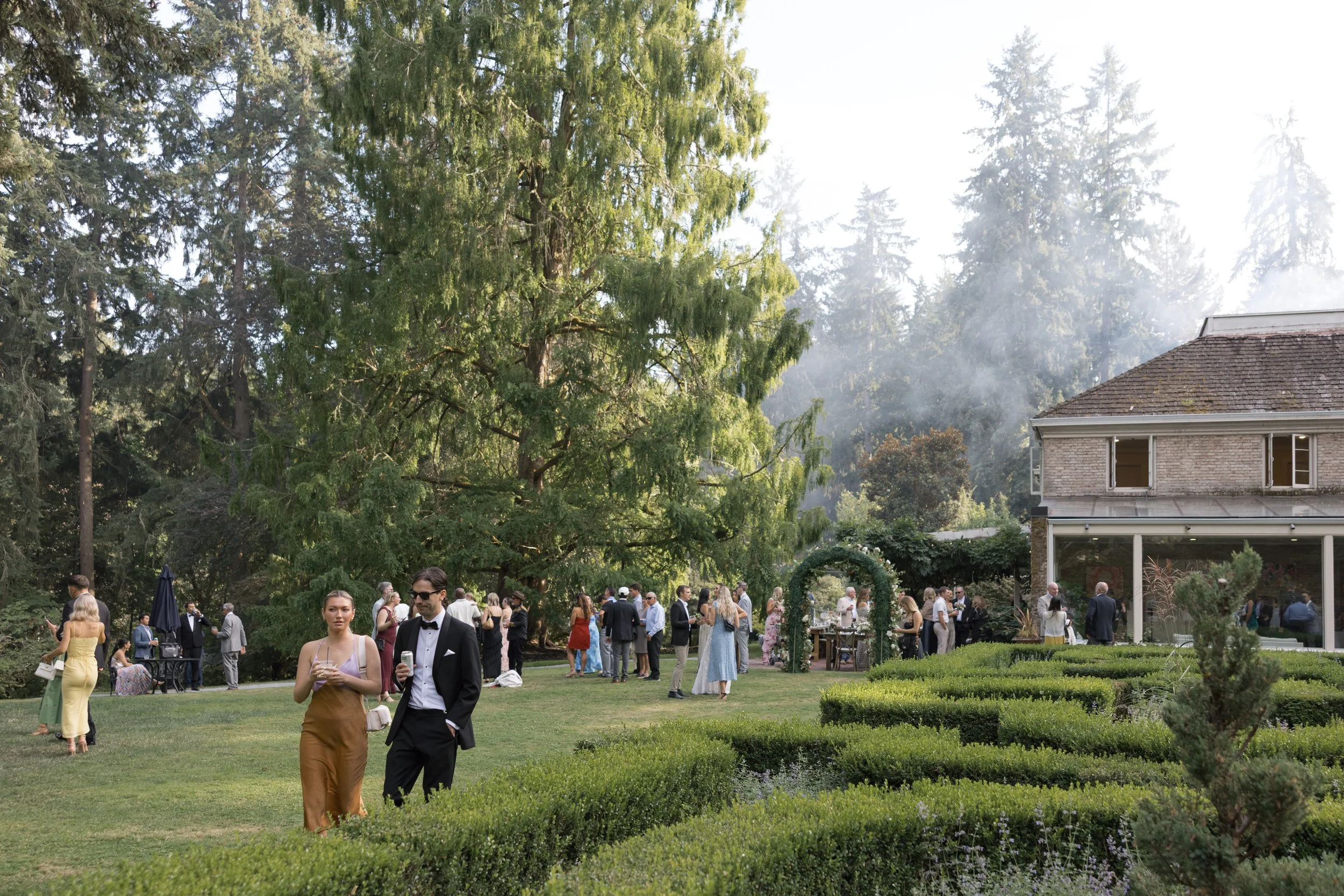 luxury garden wedding near seattle