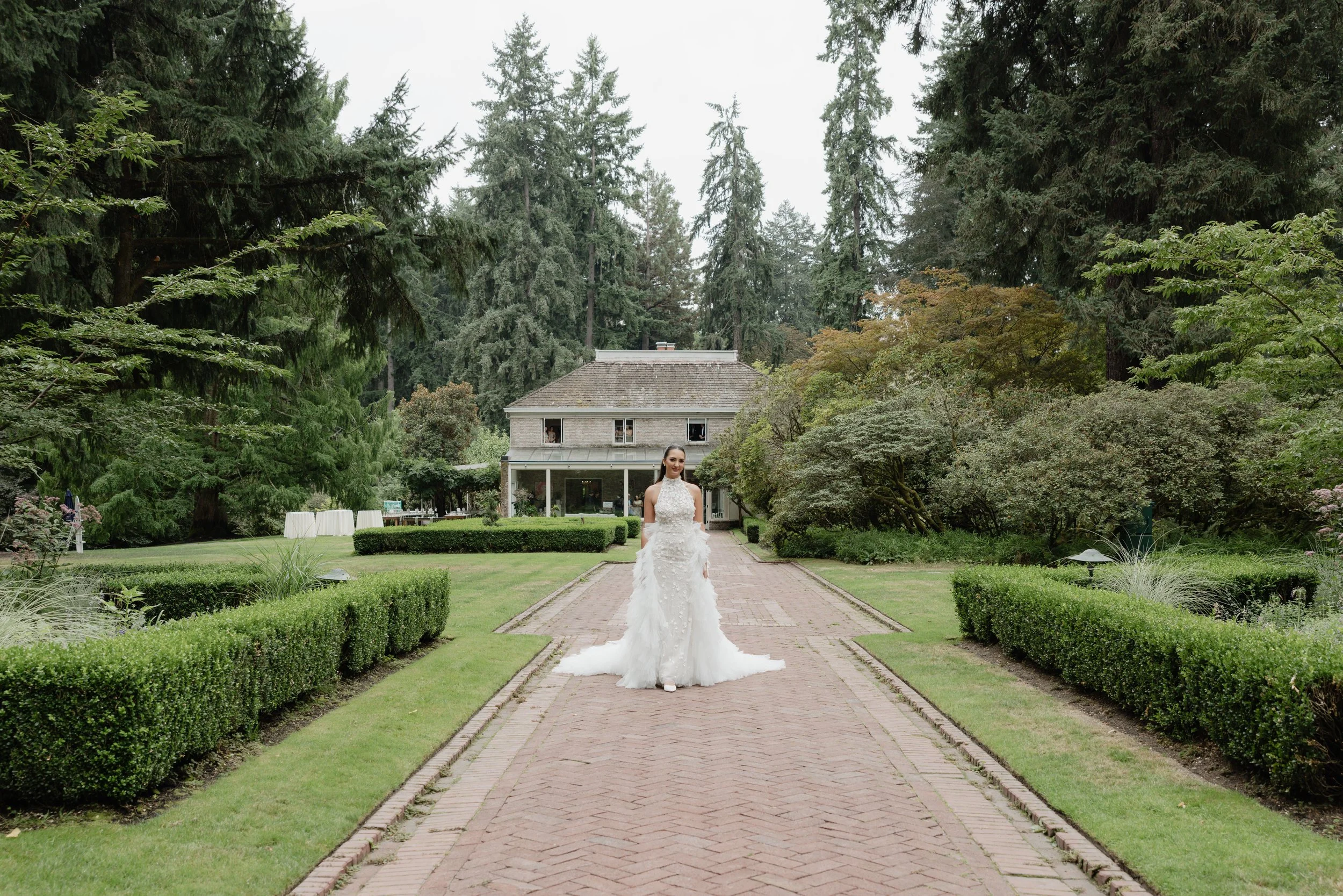 luxury outdoor wedding near tacoma