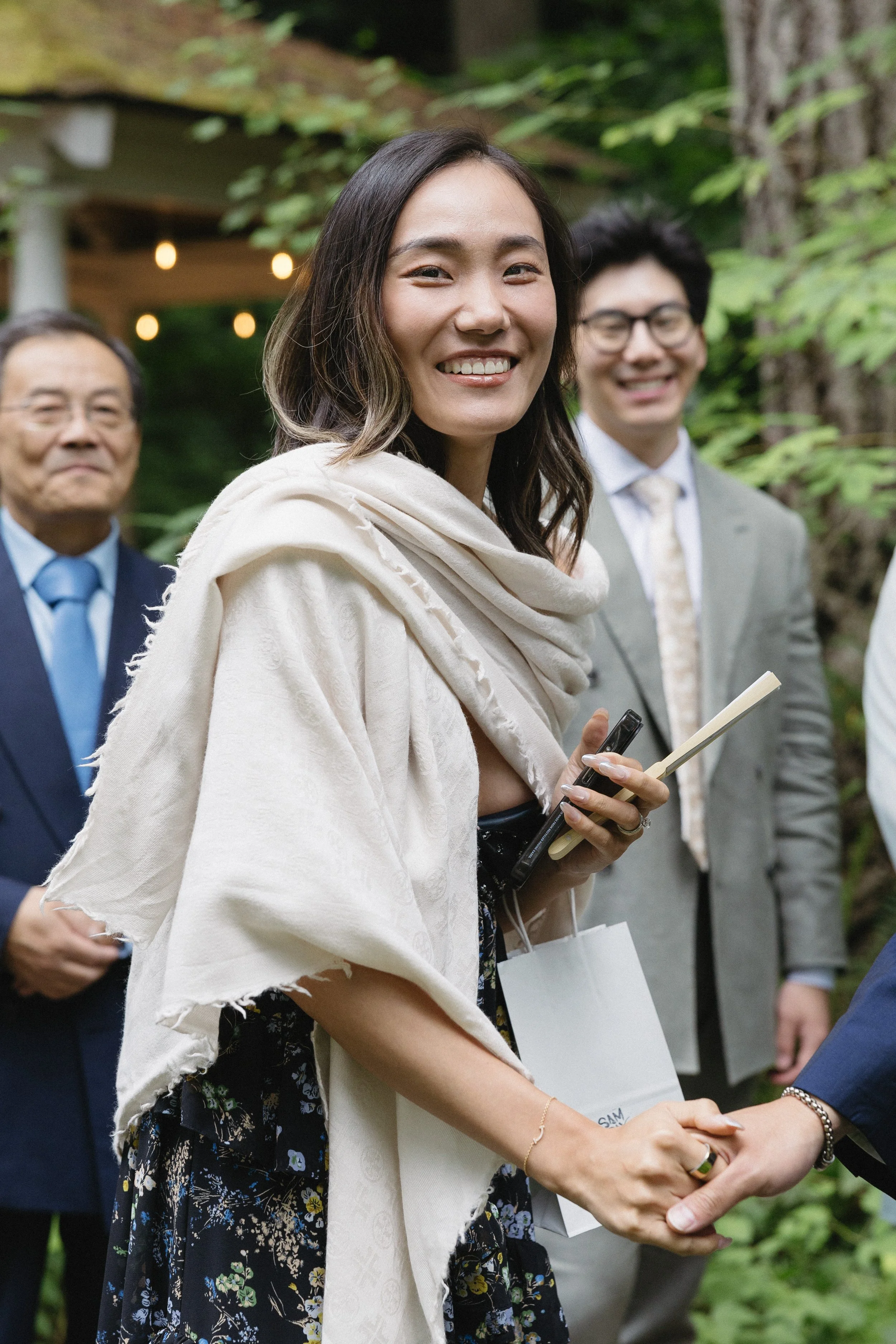 wedding guest at the anker venue in seattle