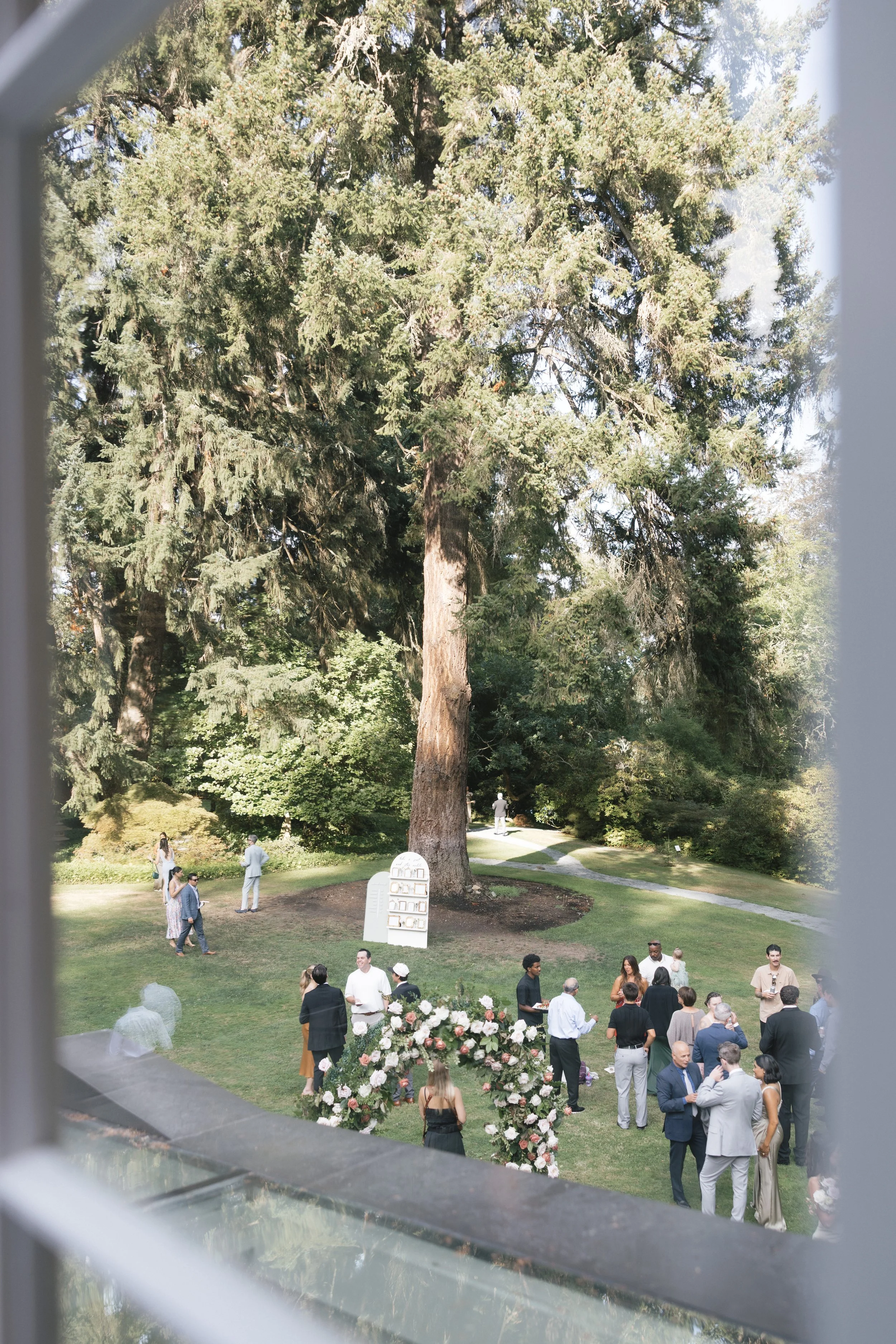 lush garden wedding venue in washington