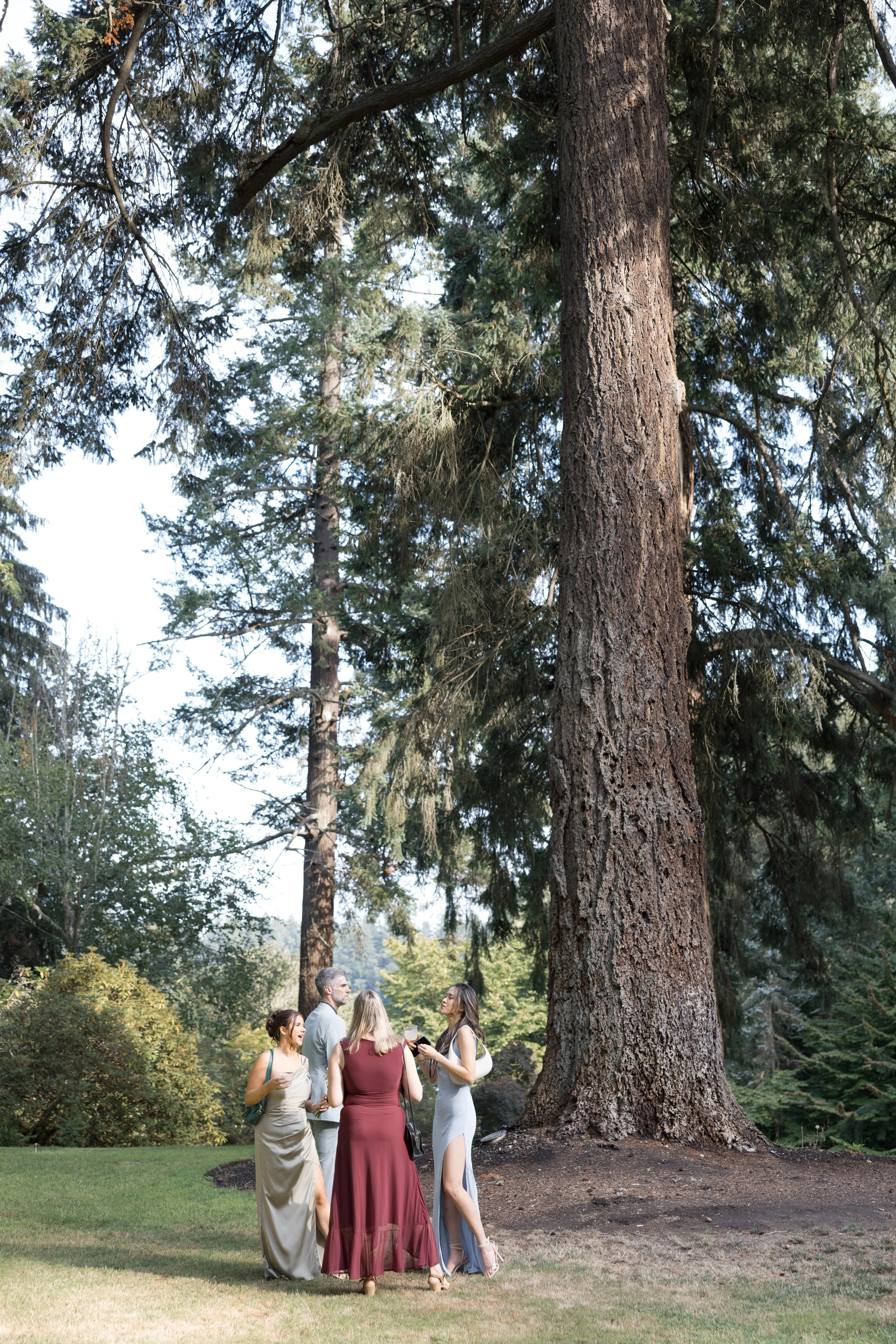 pacific northwest wedding at lakewold gardens