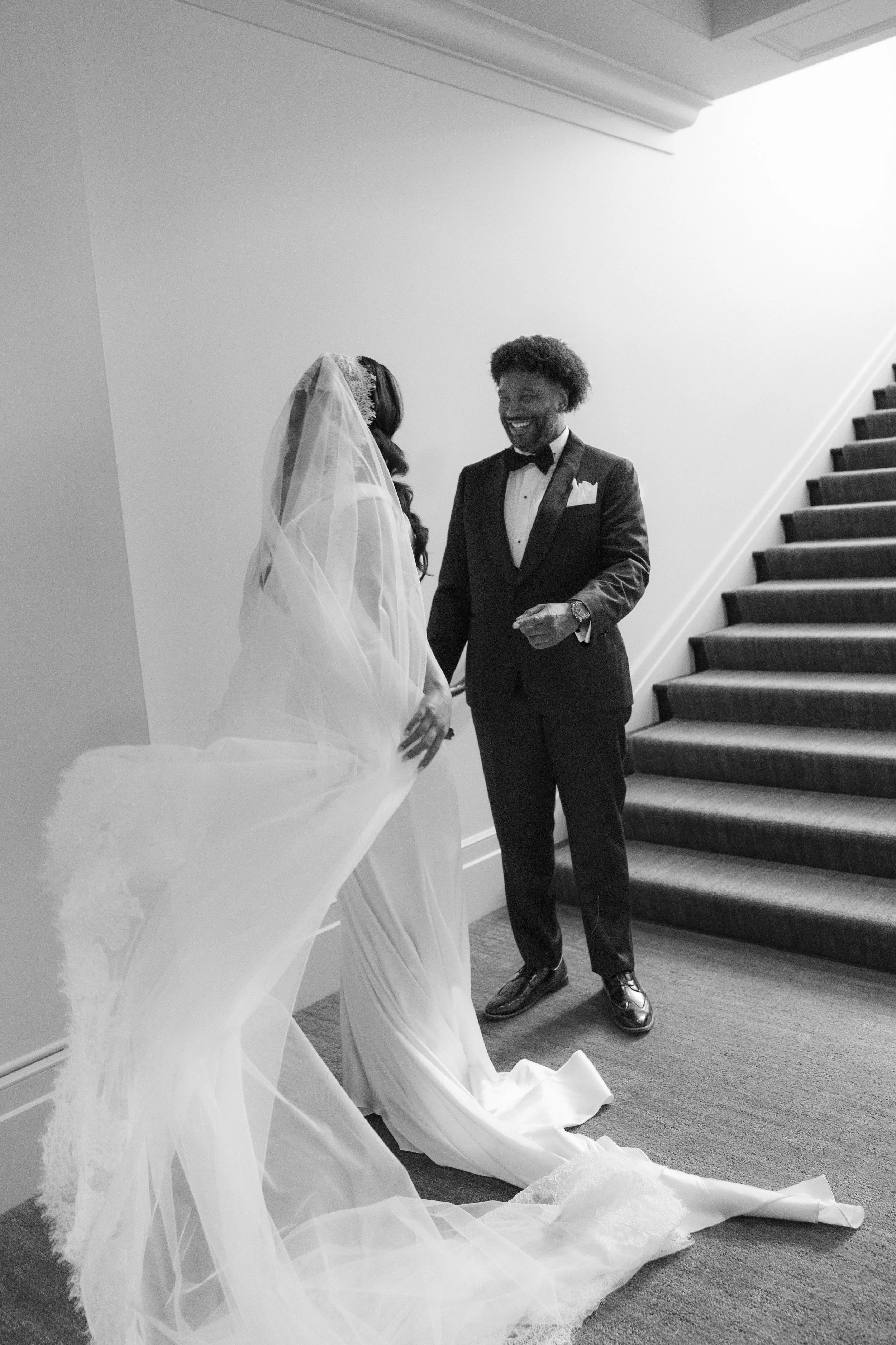 contemporary wedding fashion portrait a the woodmark hotel