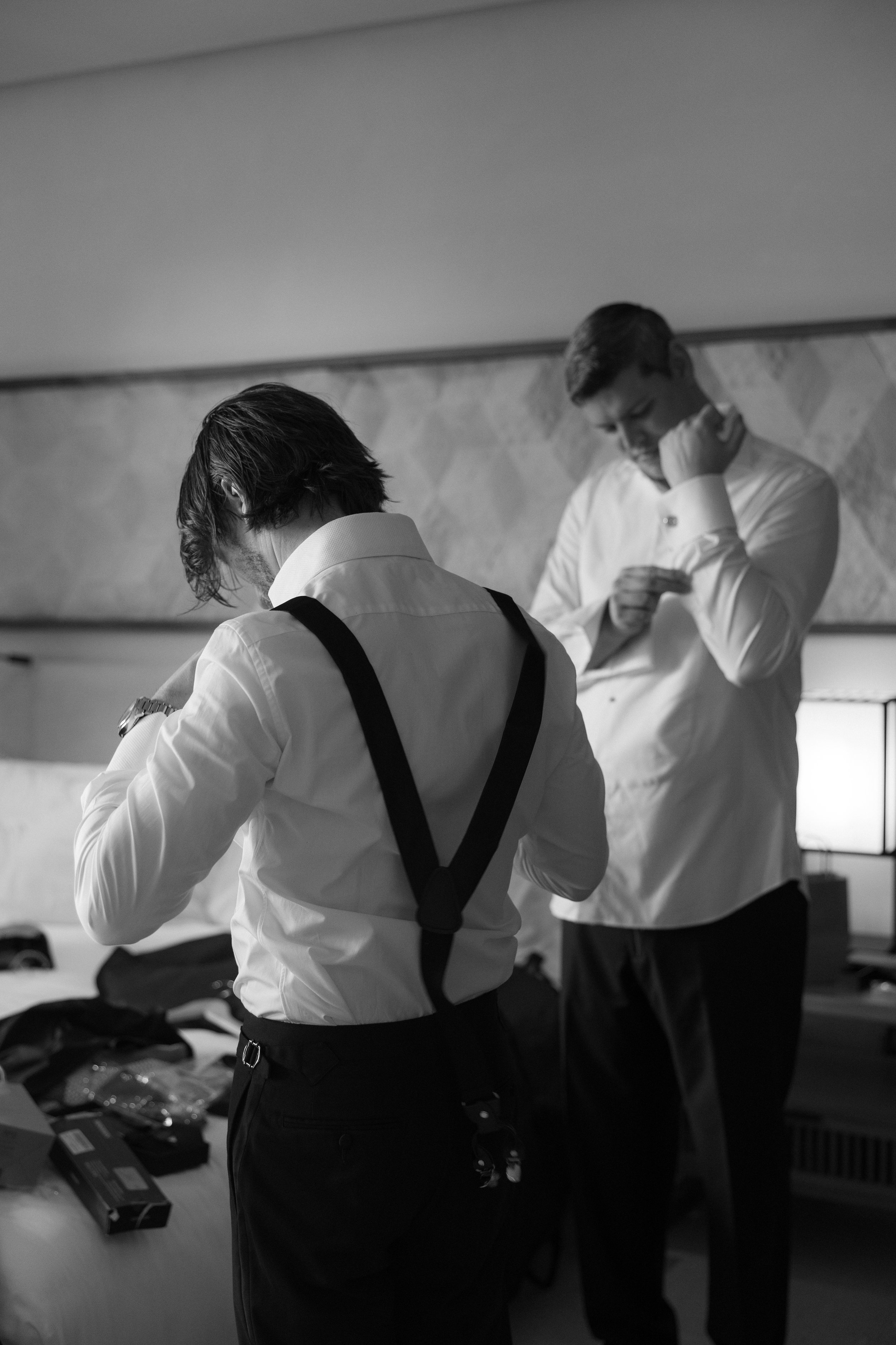 groom preparation at nobu hotel los cabos