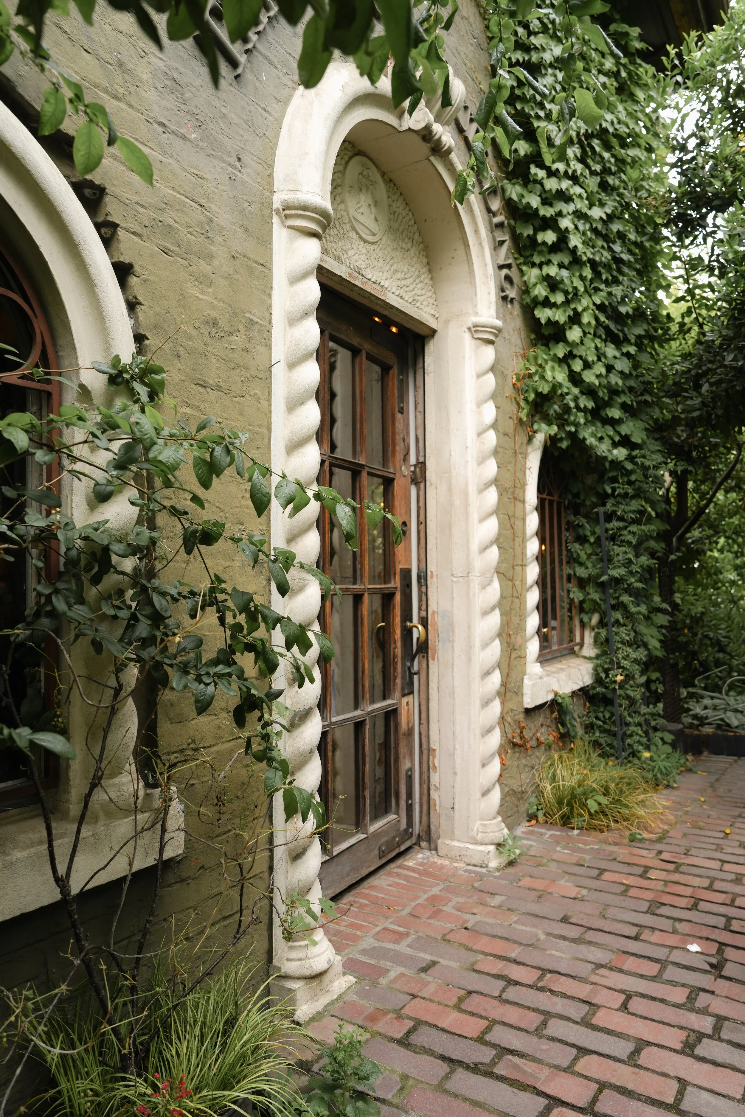 the corson building entrance