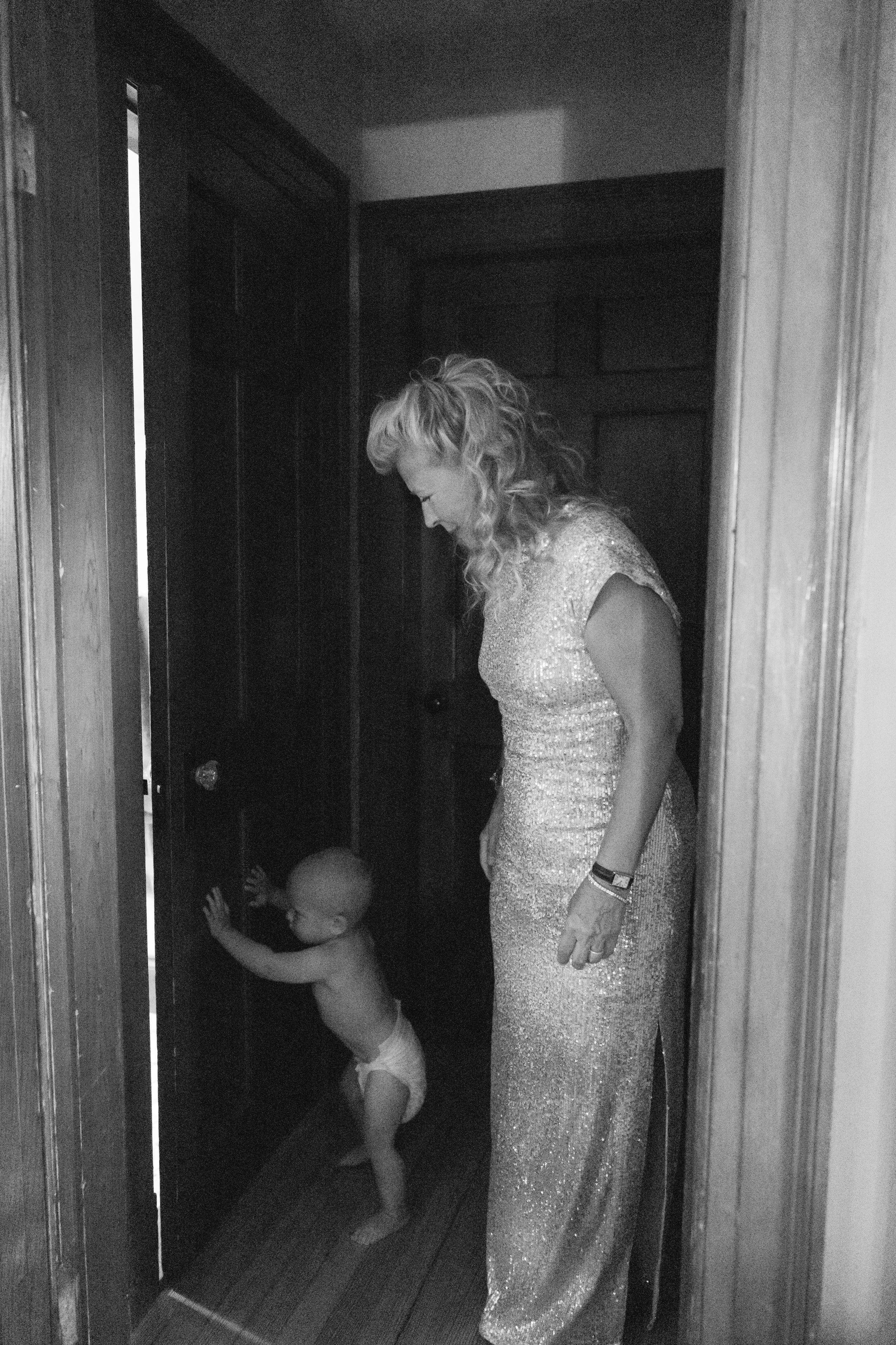 getting ready for wedding at berkshires wedding venue