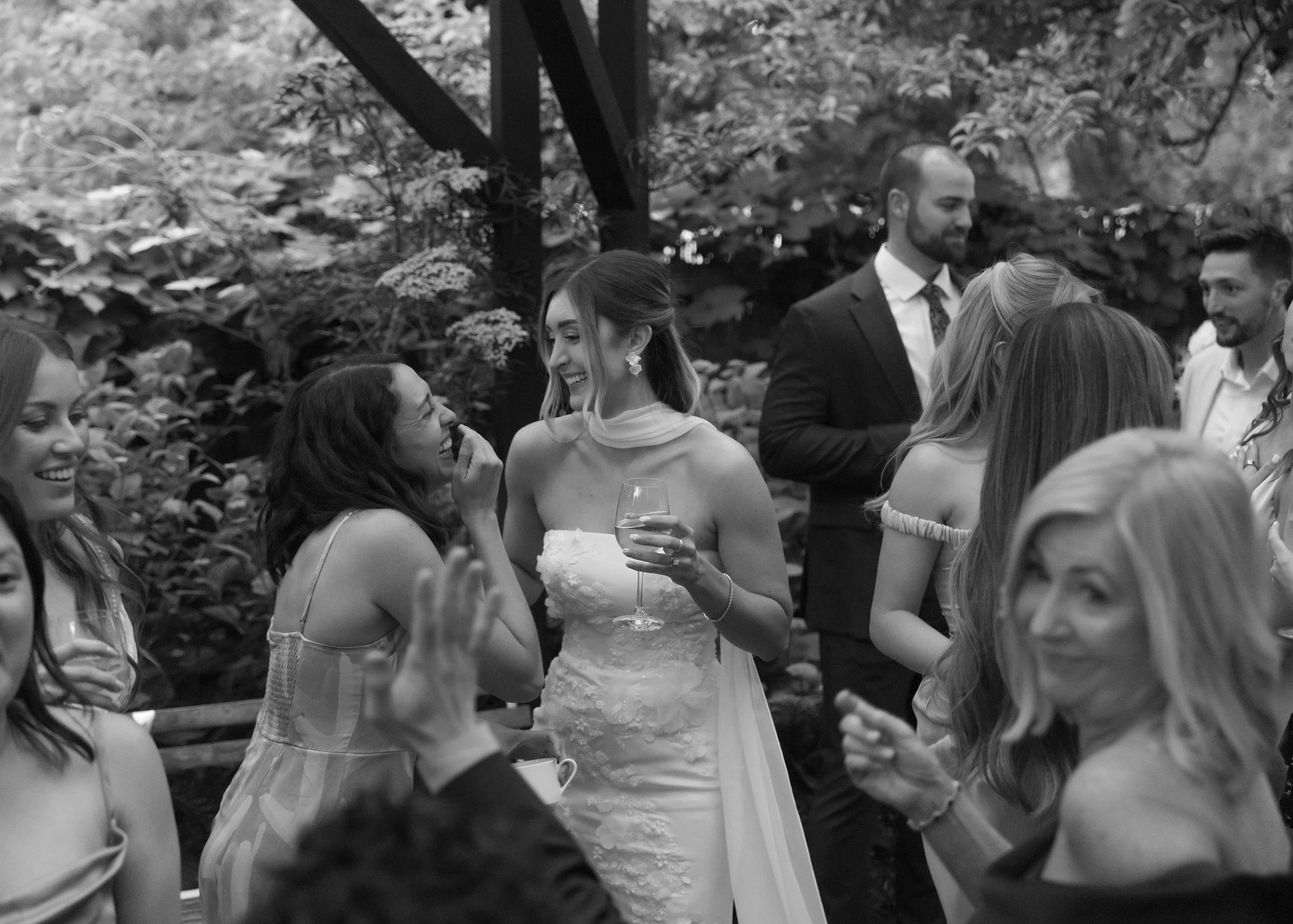 dance party at the luxury outdoor wedding reception