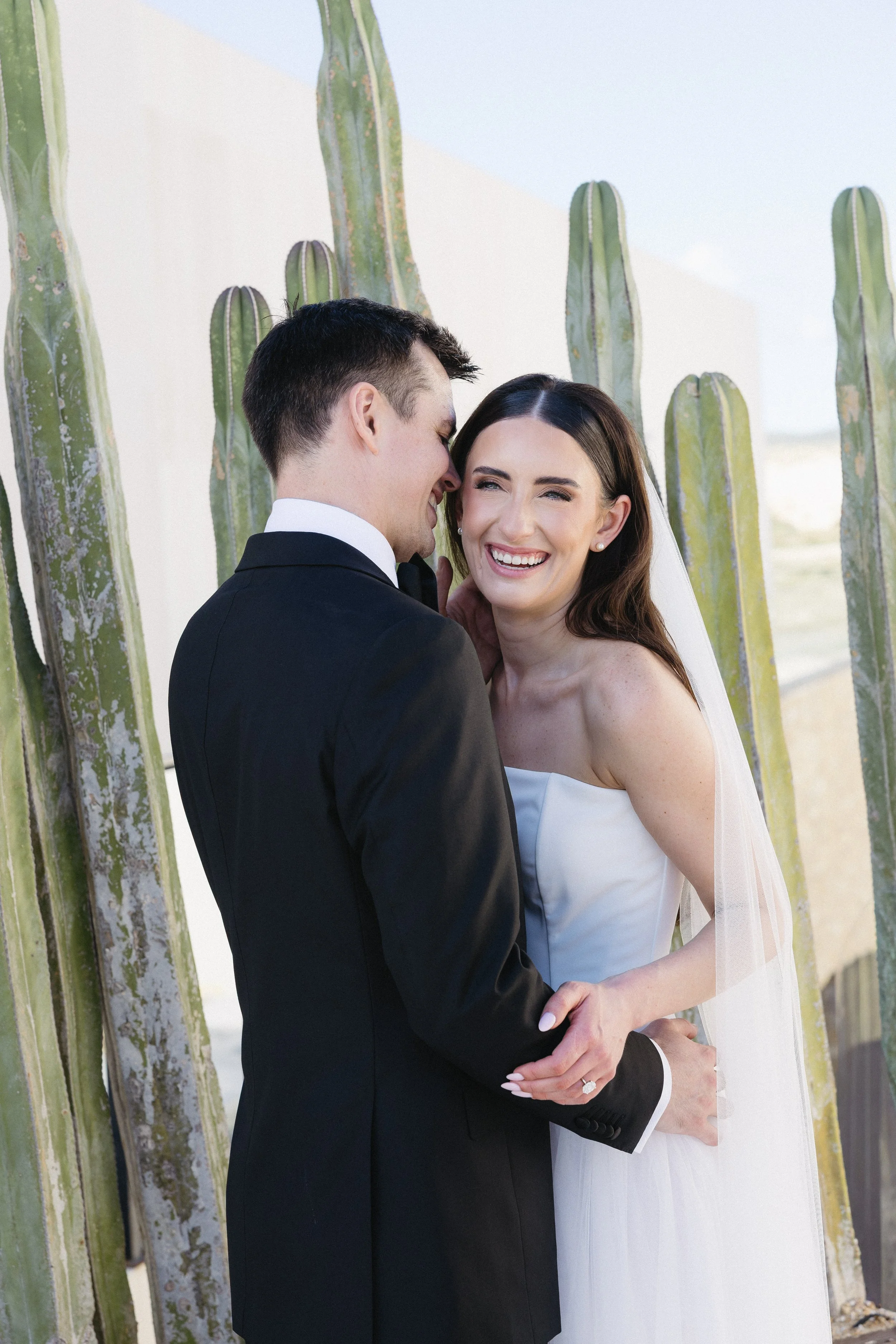 luxury destination wedding portraits in cabo mexico