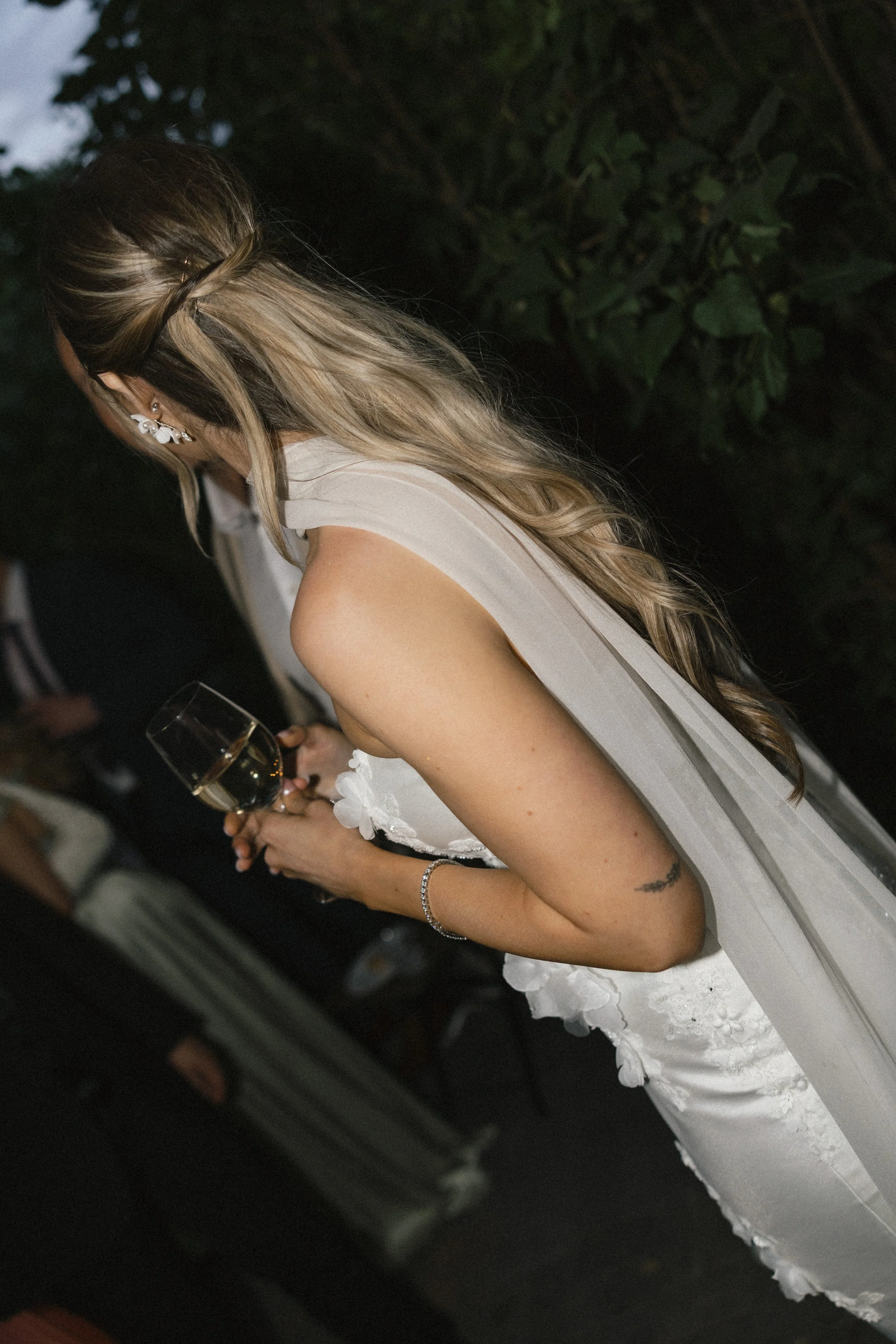 bridal portrait flash photography