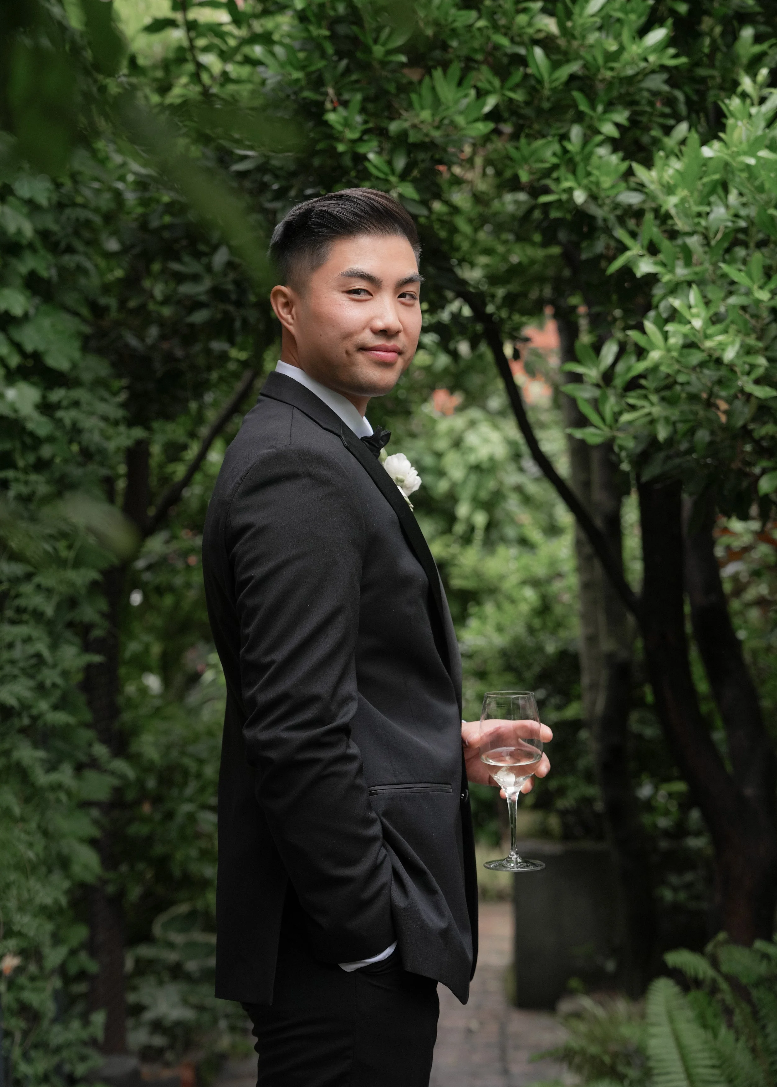 groom at the corson building