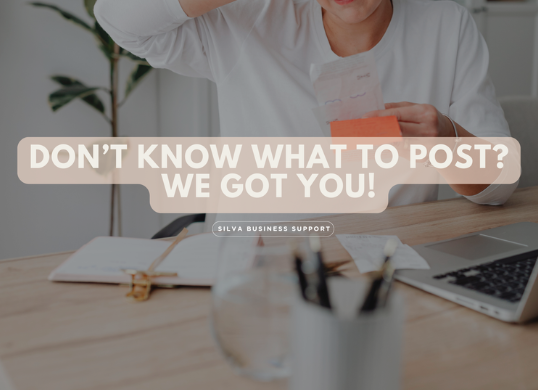 Stuck on what to post? Try this!