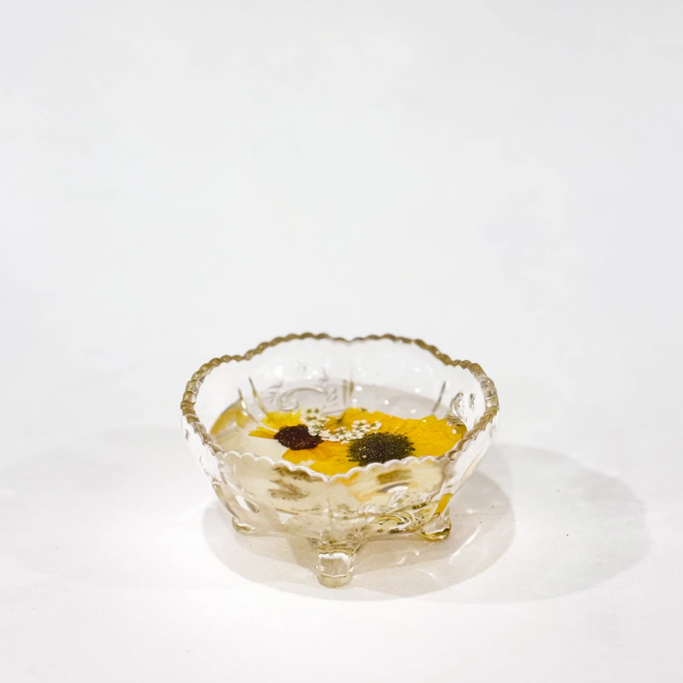 Footed Glass Bowl