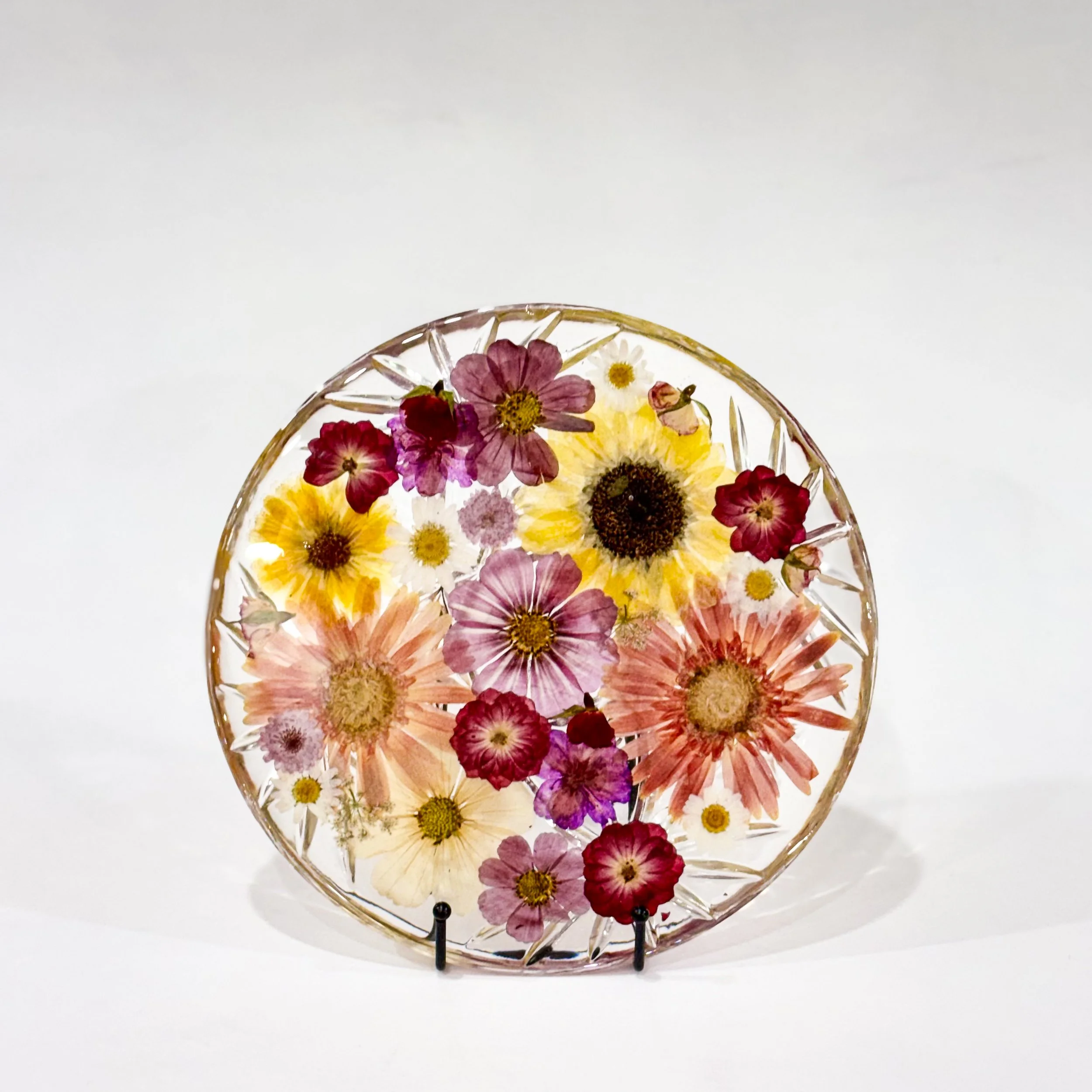 Round Glass Serving Platter