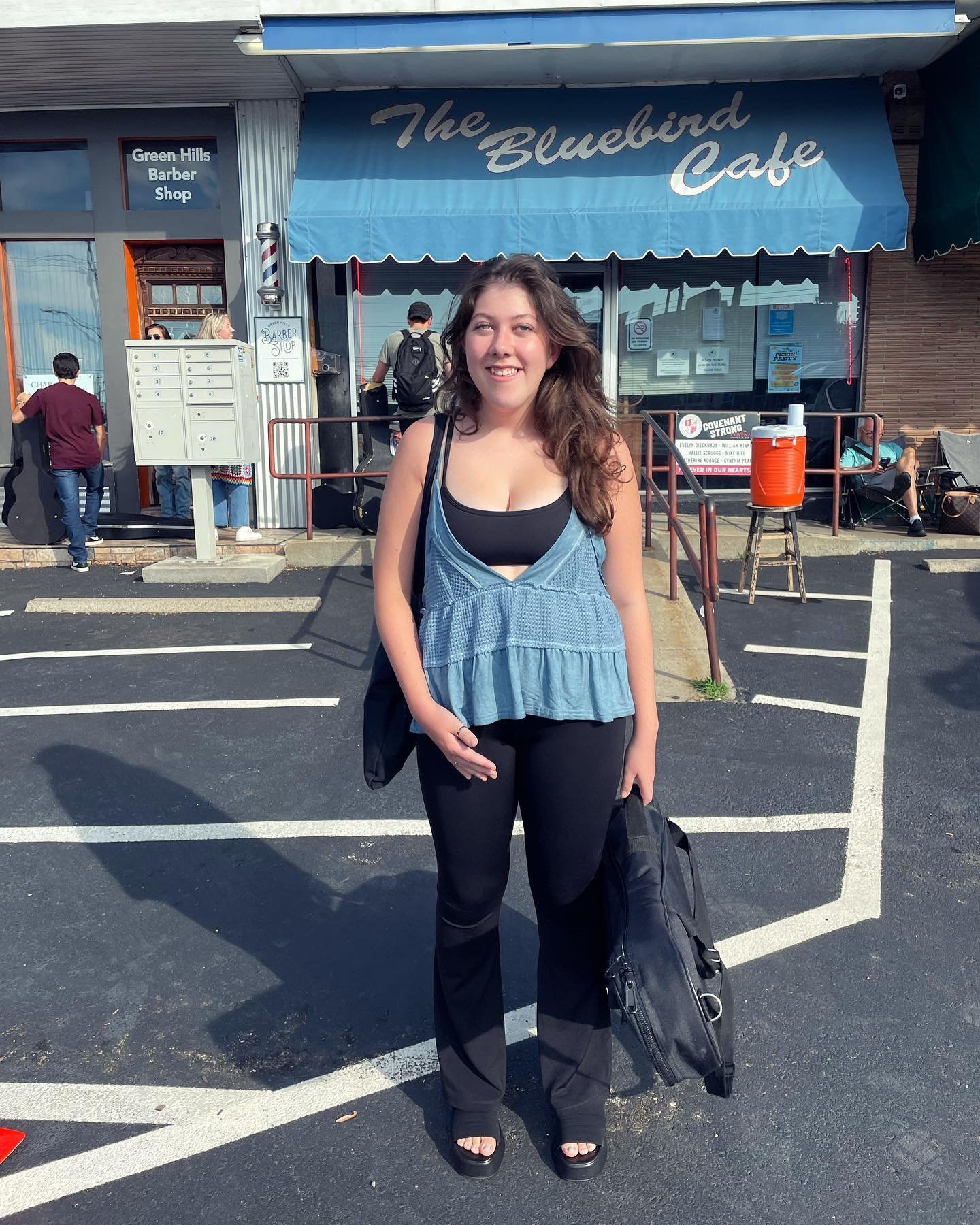 y&rsquo;all i didn&rsquo;t play at the bluebird, i WAS a bluebird. i literally became a bluebird for the occasion. tweet tweet!