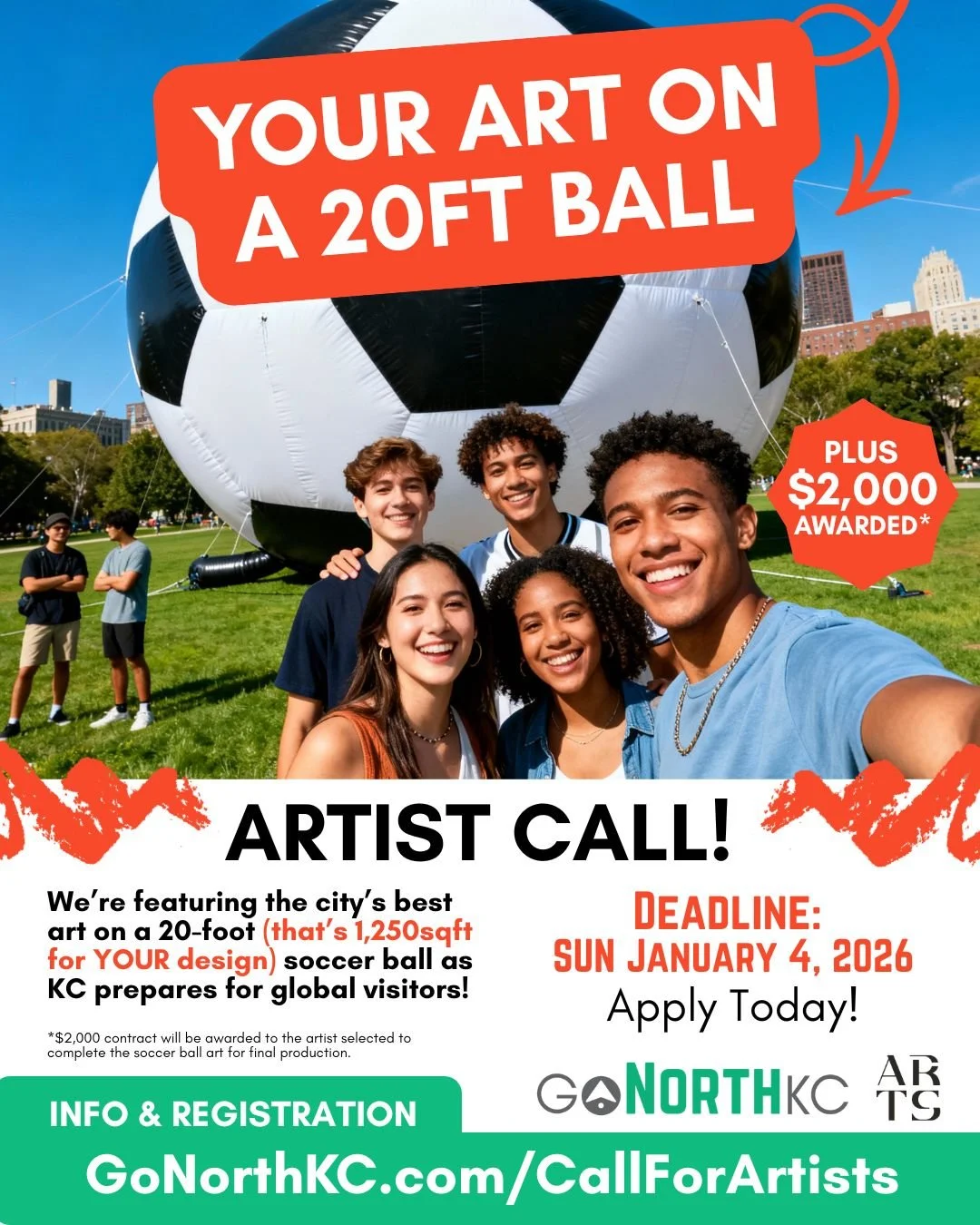 Artists Wanted for Inflatable Soccer Ball Art