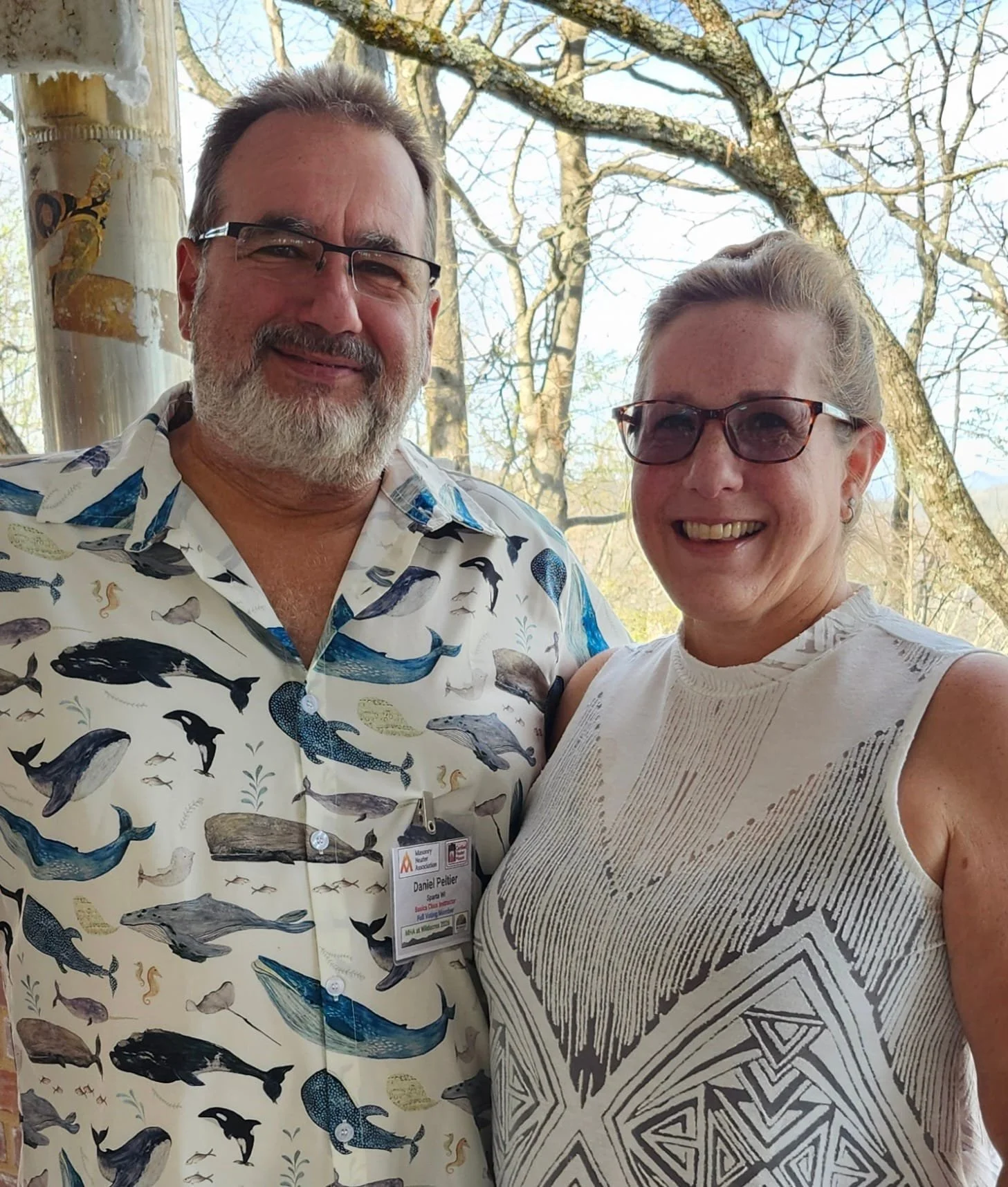 Dan Peltier - B & T Instructor and Vicki Peltier - Auction Organizer Extraordinaire