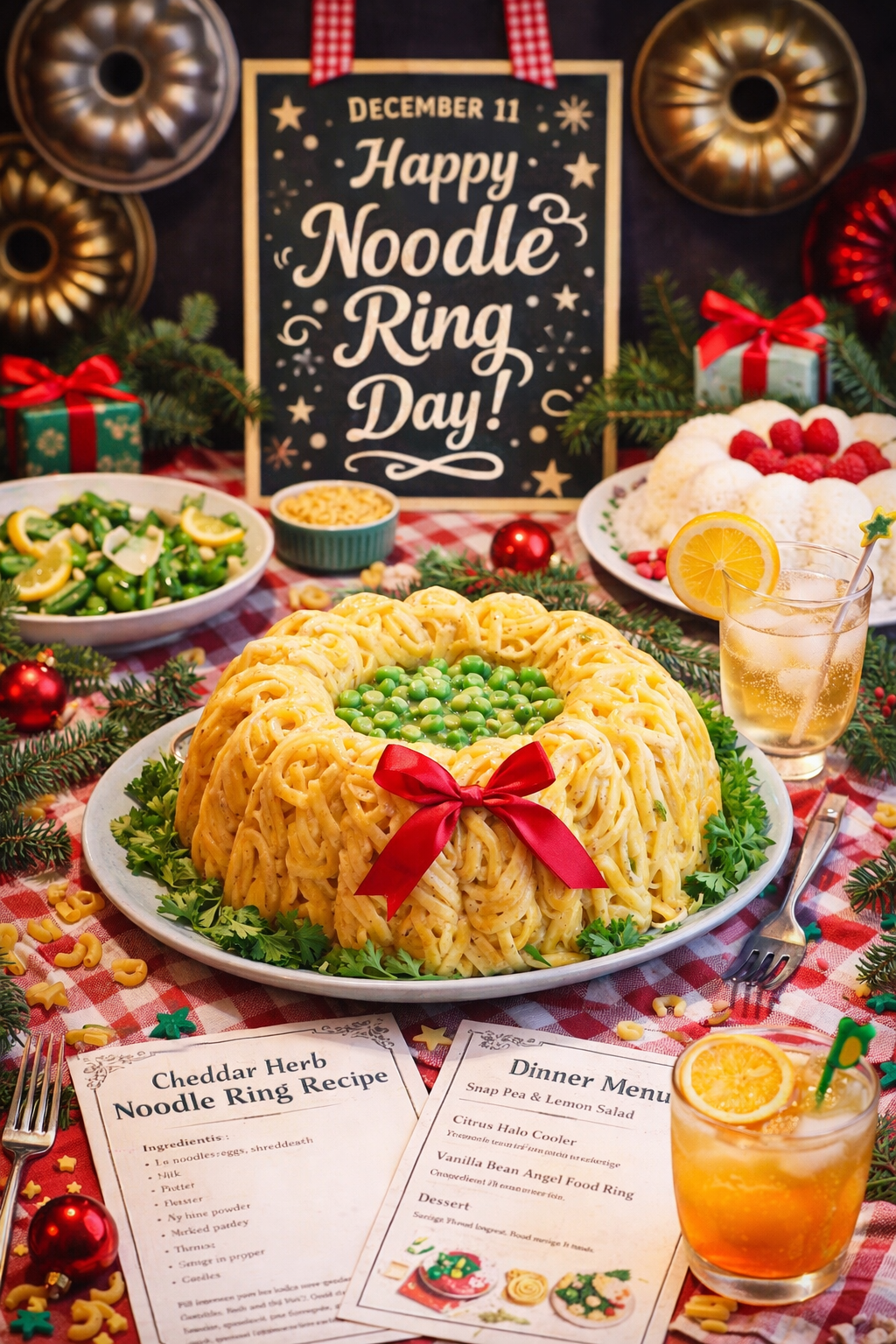🎉🍝 December 11 — Happy Noodle Ring Day! 🍝🎉