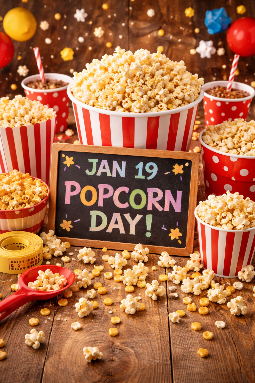 🍿 January 19 — Popcorn Day! - Because life is better when it’s a little corny. 😏✨